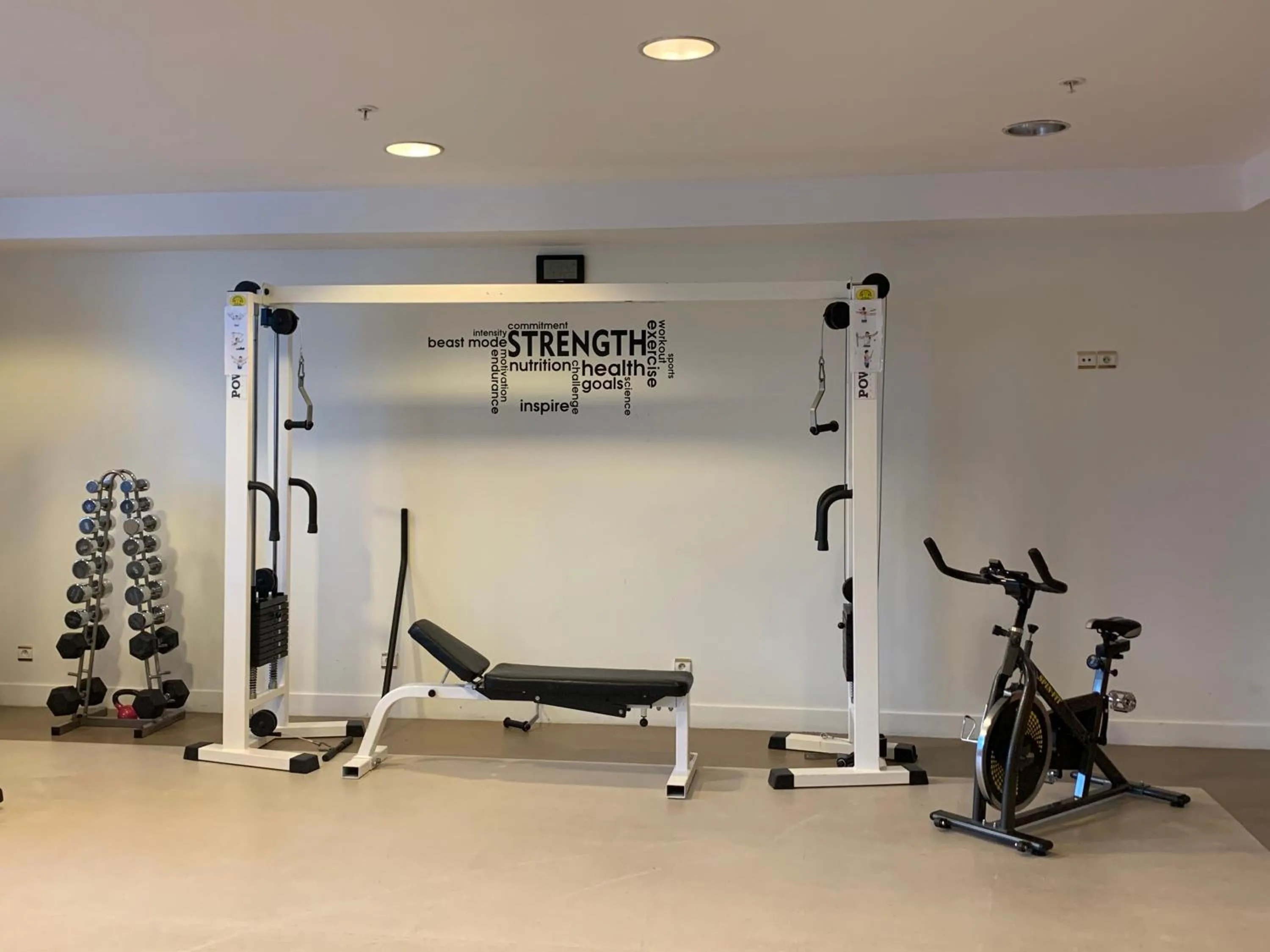 Fitness centre/facilities in Evergreen Laurel Hotel