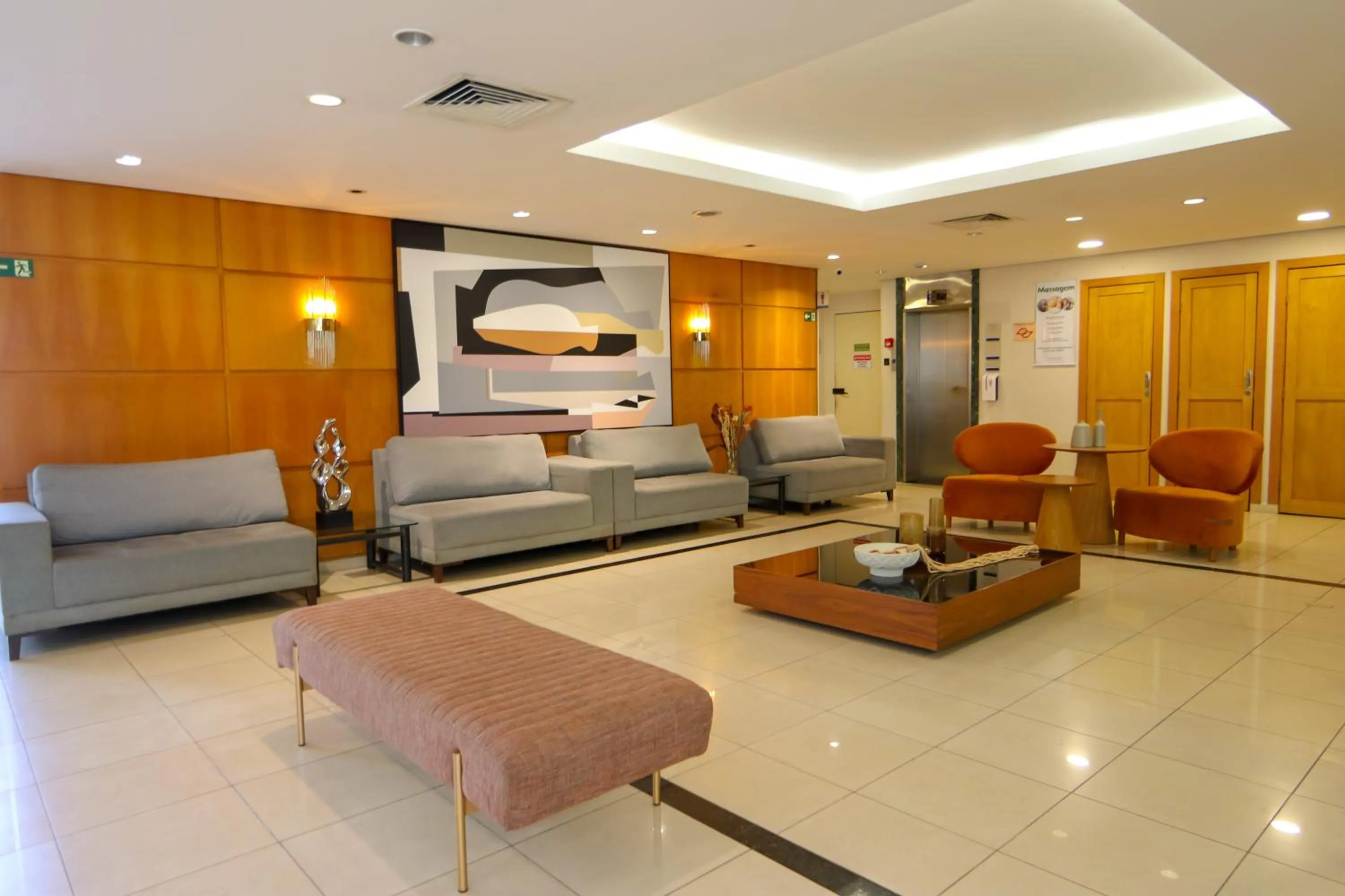 Lobby or reception in Hotel Premium Campinas