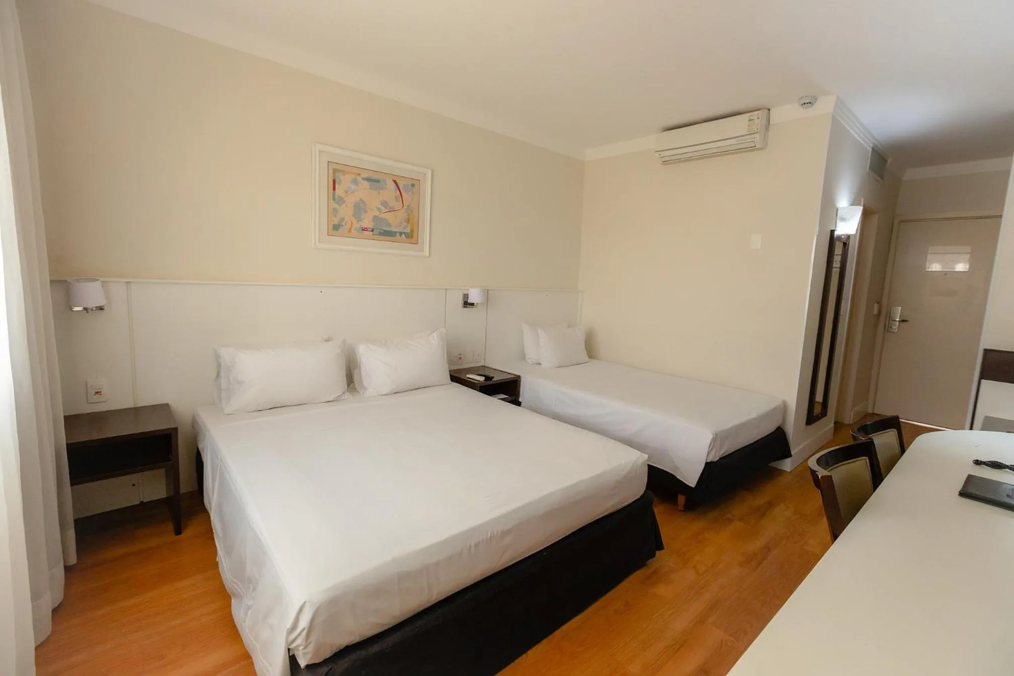 Bed in Hotel Premium Campinas
