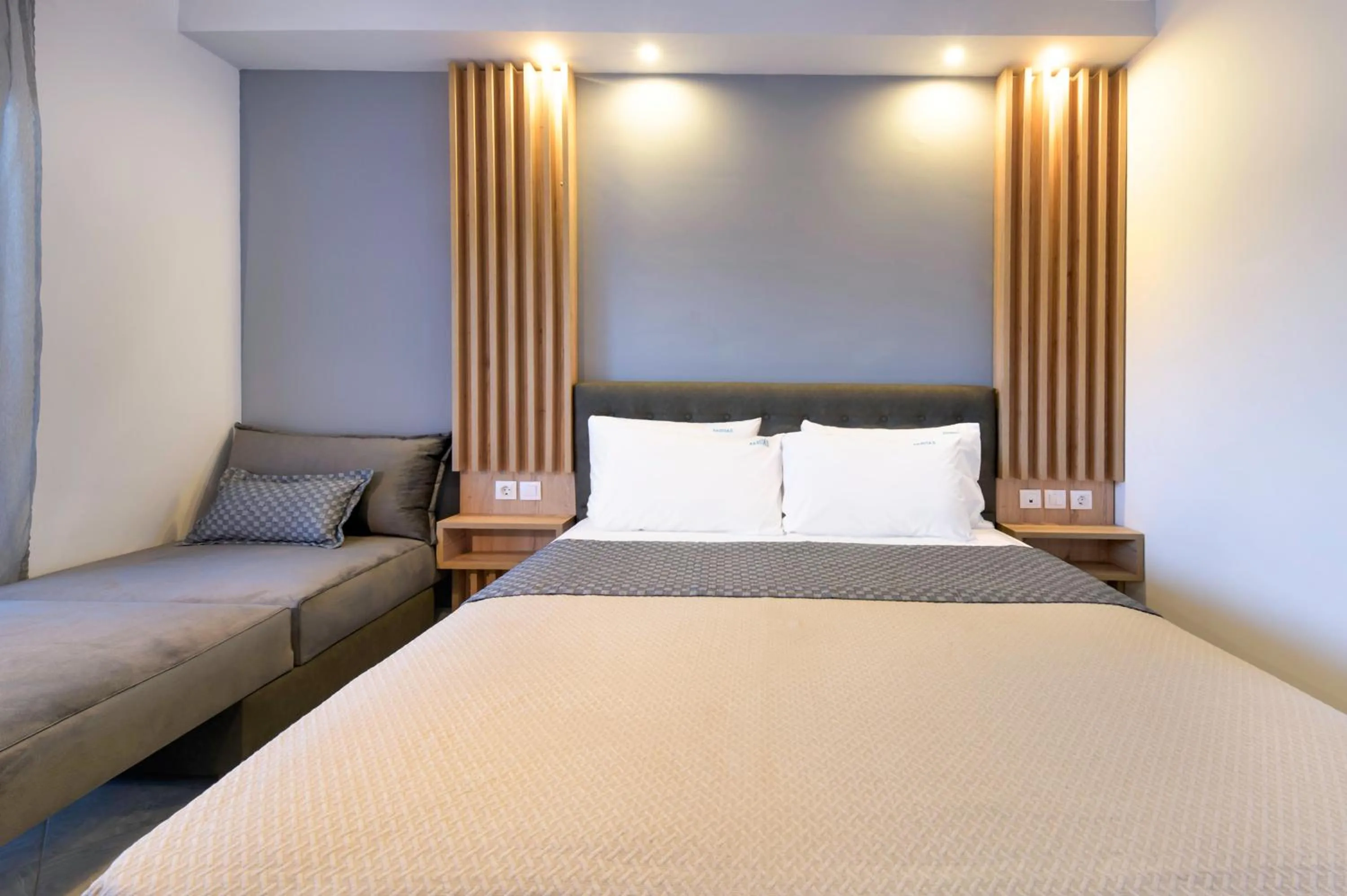 Bedroom, Bed in Akritas Hotel Pefkochori