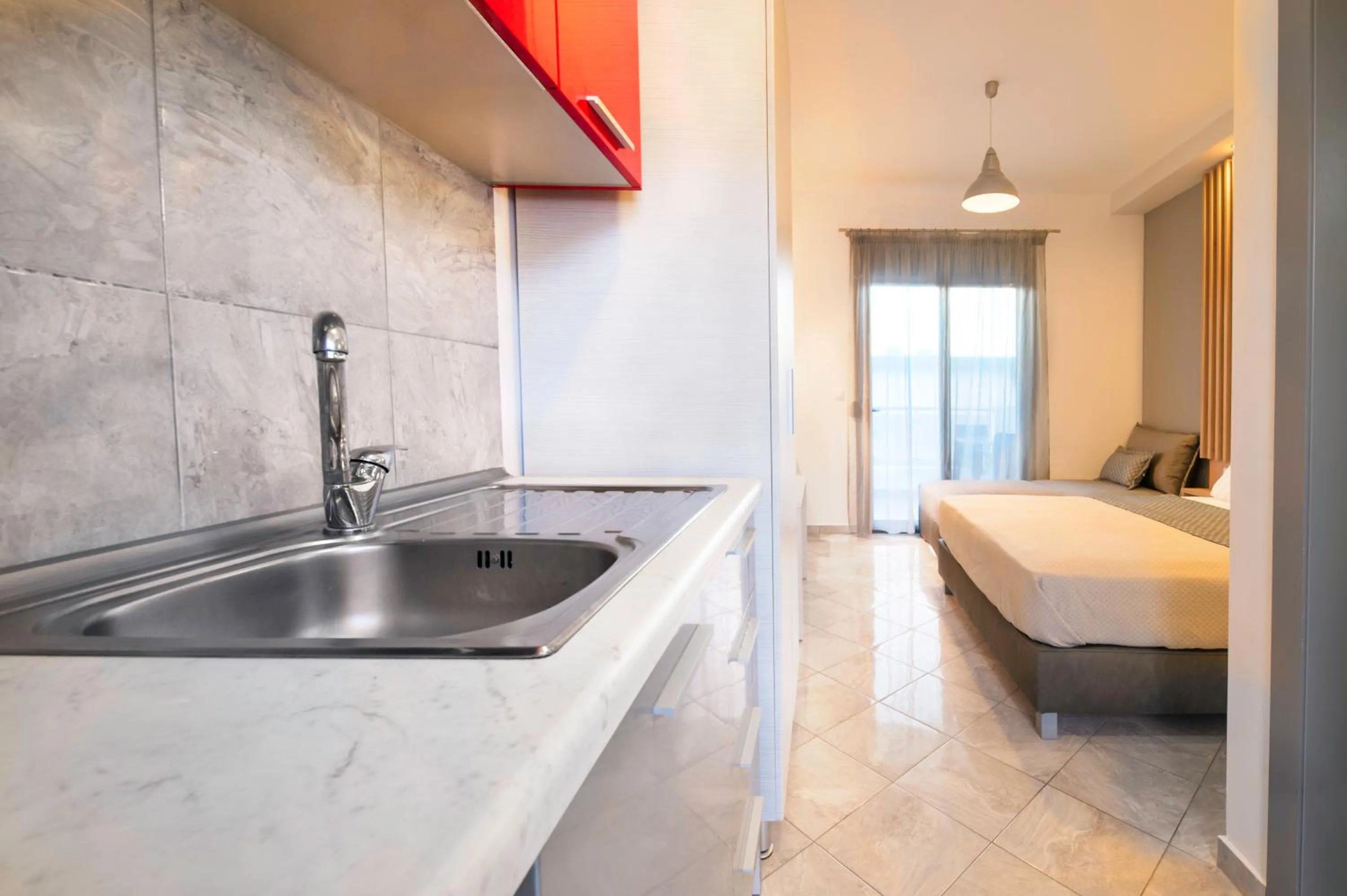 Photo of the whole room, Bed in Akritas Hotel Pefkochori