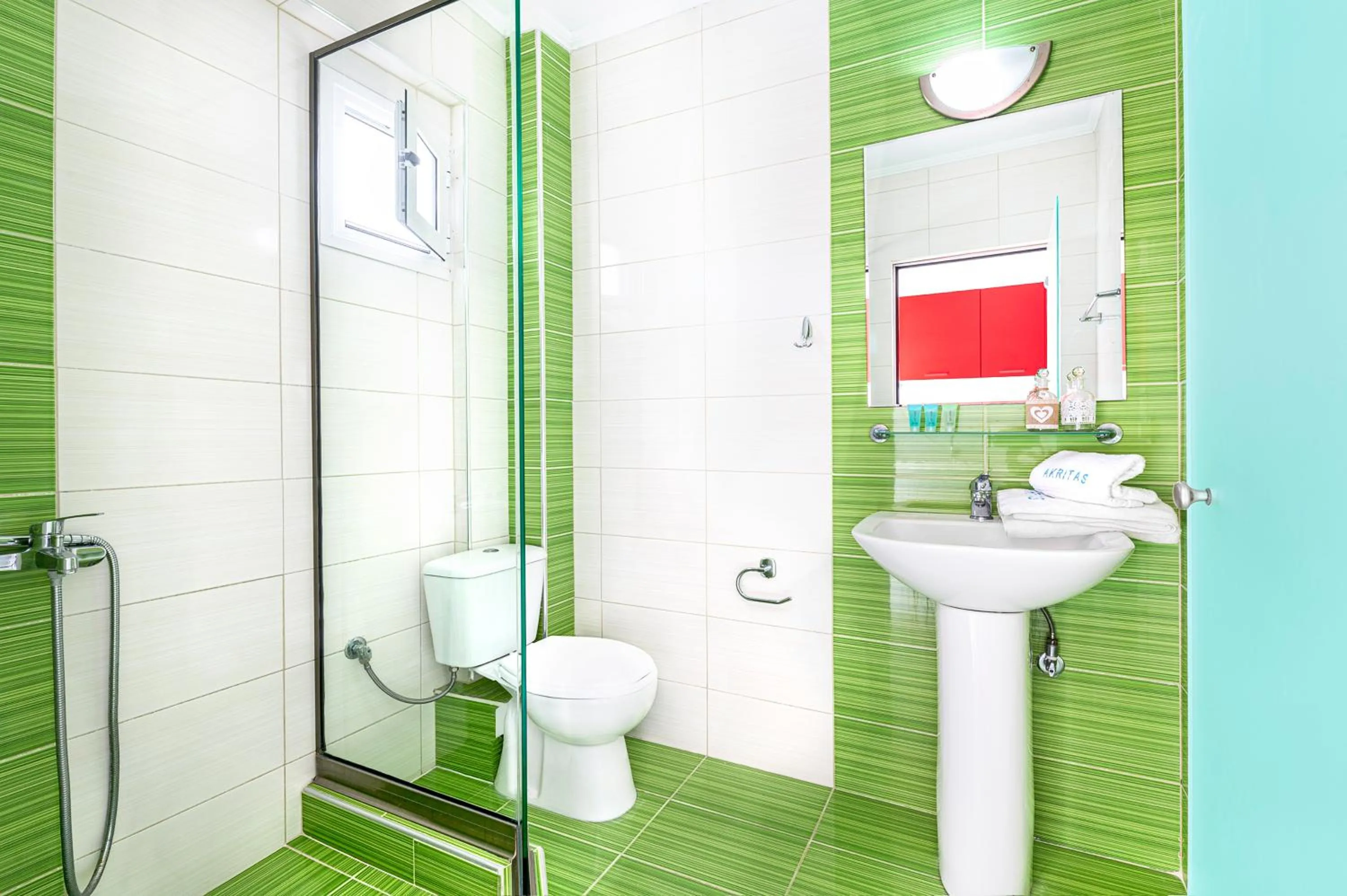 Bathroom in Akritas Hotel Pefkochori