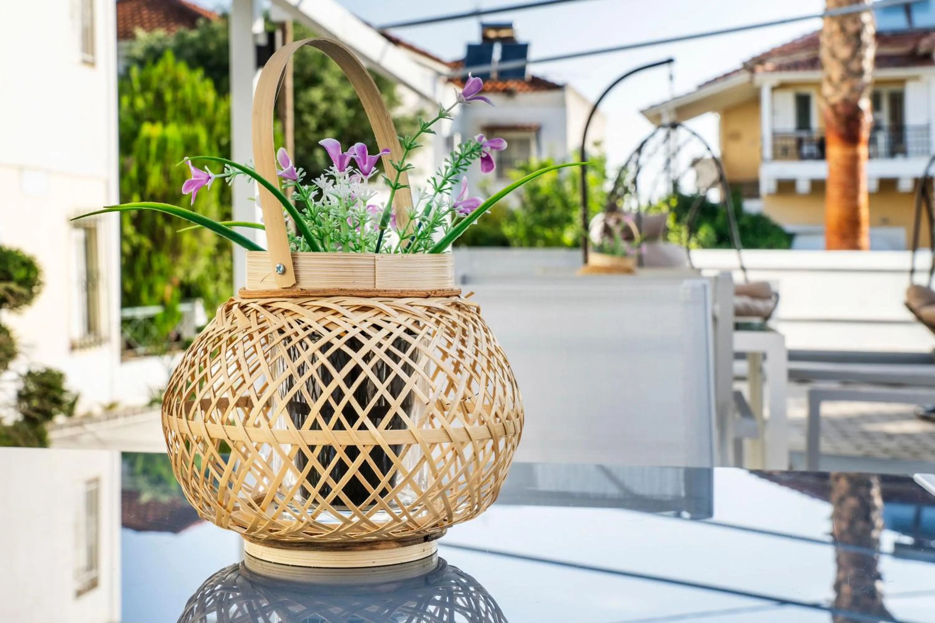 Patio in Akritas Hotel Pefkochori