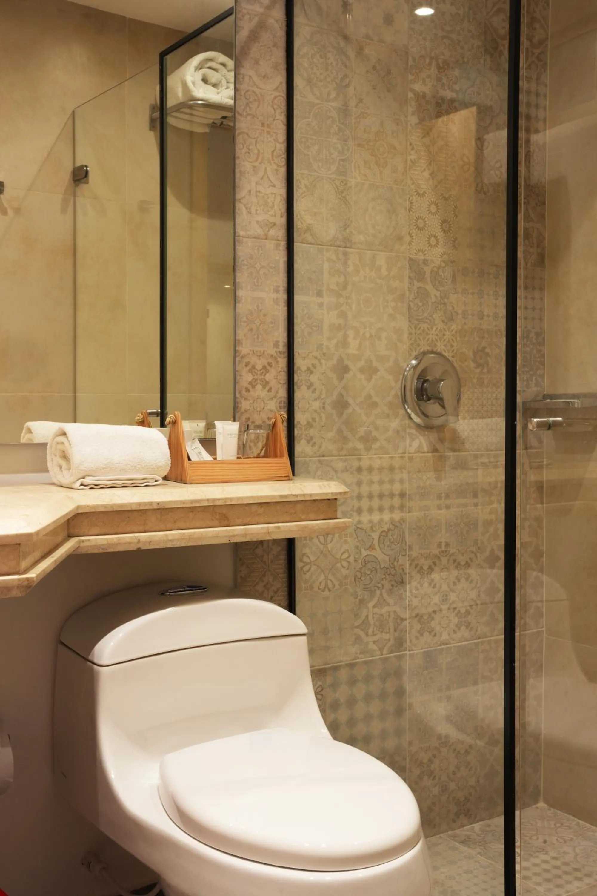 Bathroom in Country International Hotel