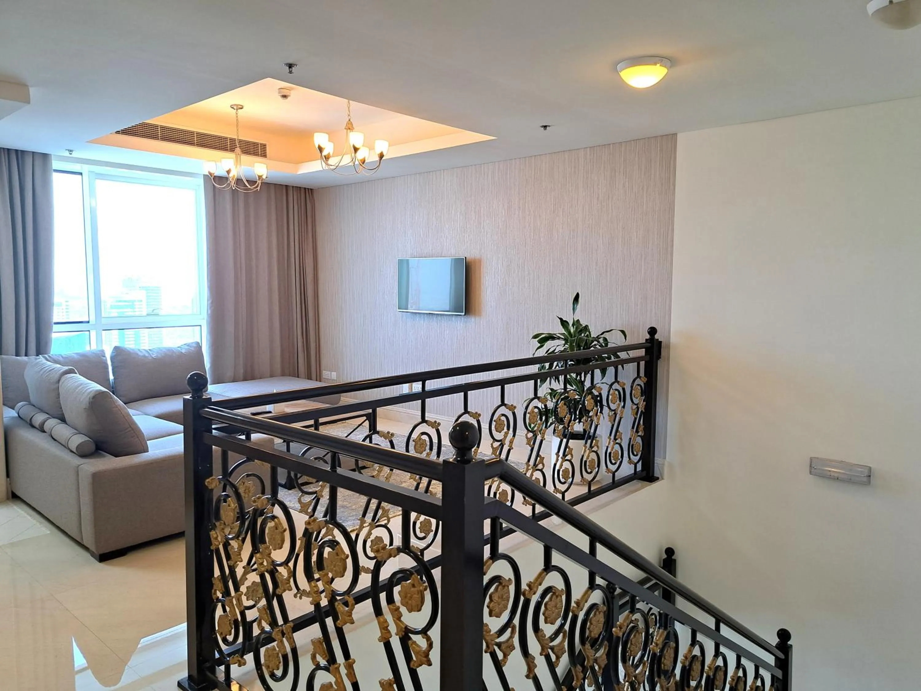 Living room in Barceló Residences Dubai Marina