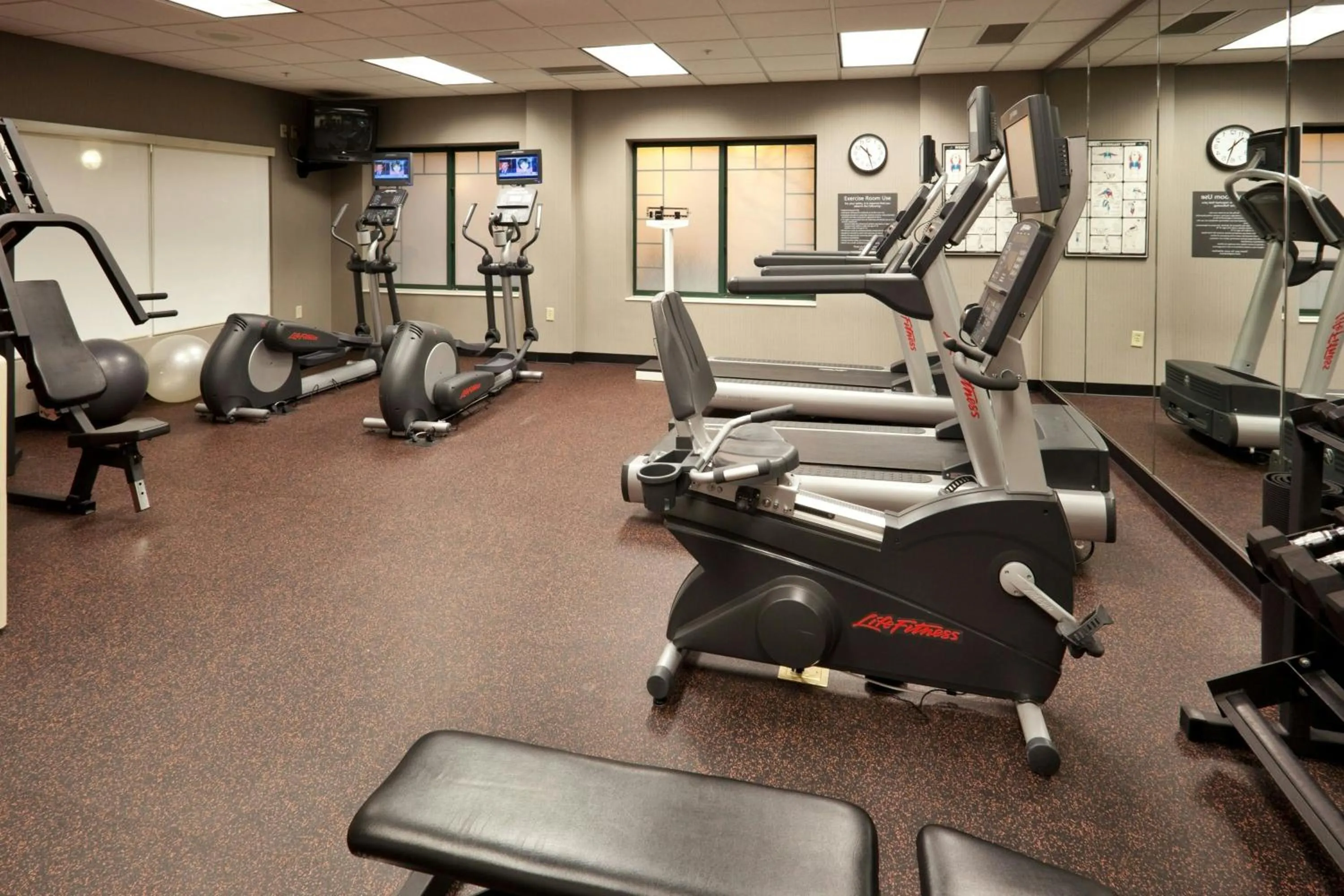 Fitness centre/facilities in Residence Inn by Marriott Chicago Oak Brook