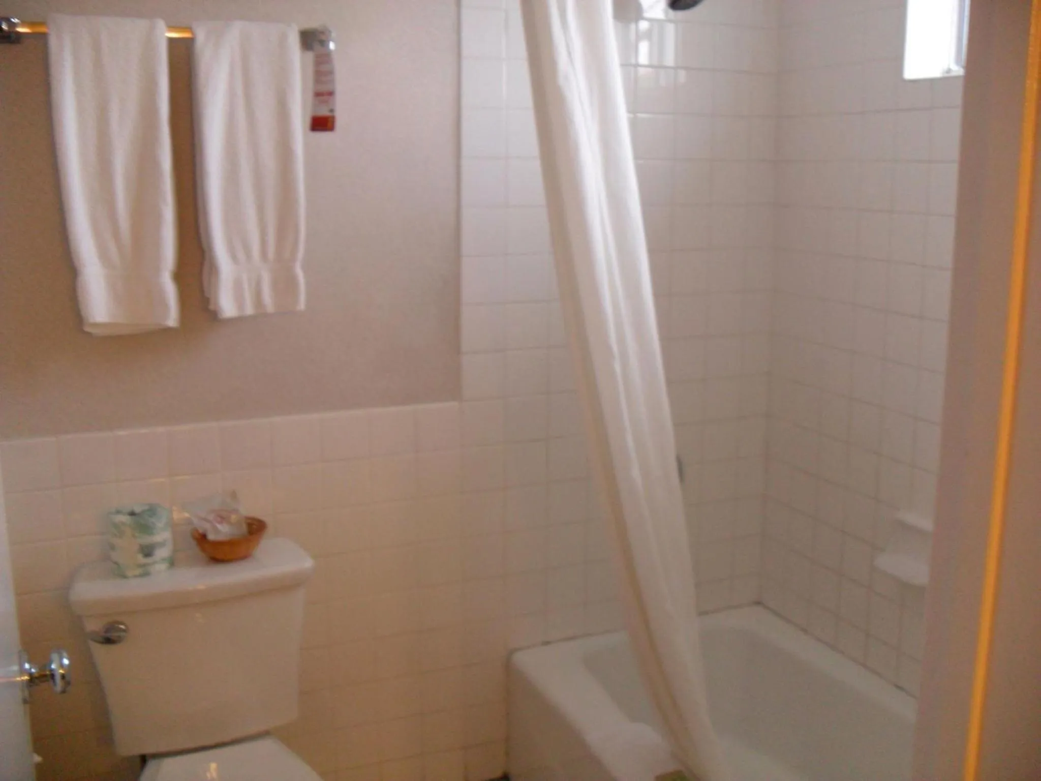 Bathroom in Super 8 by Wyndham Los Angeles-Culver City Area