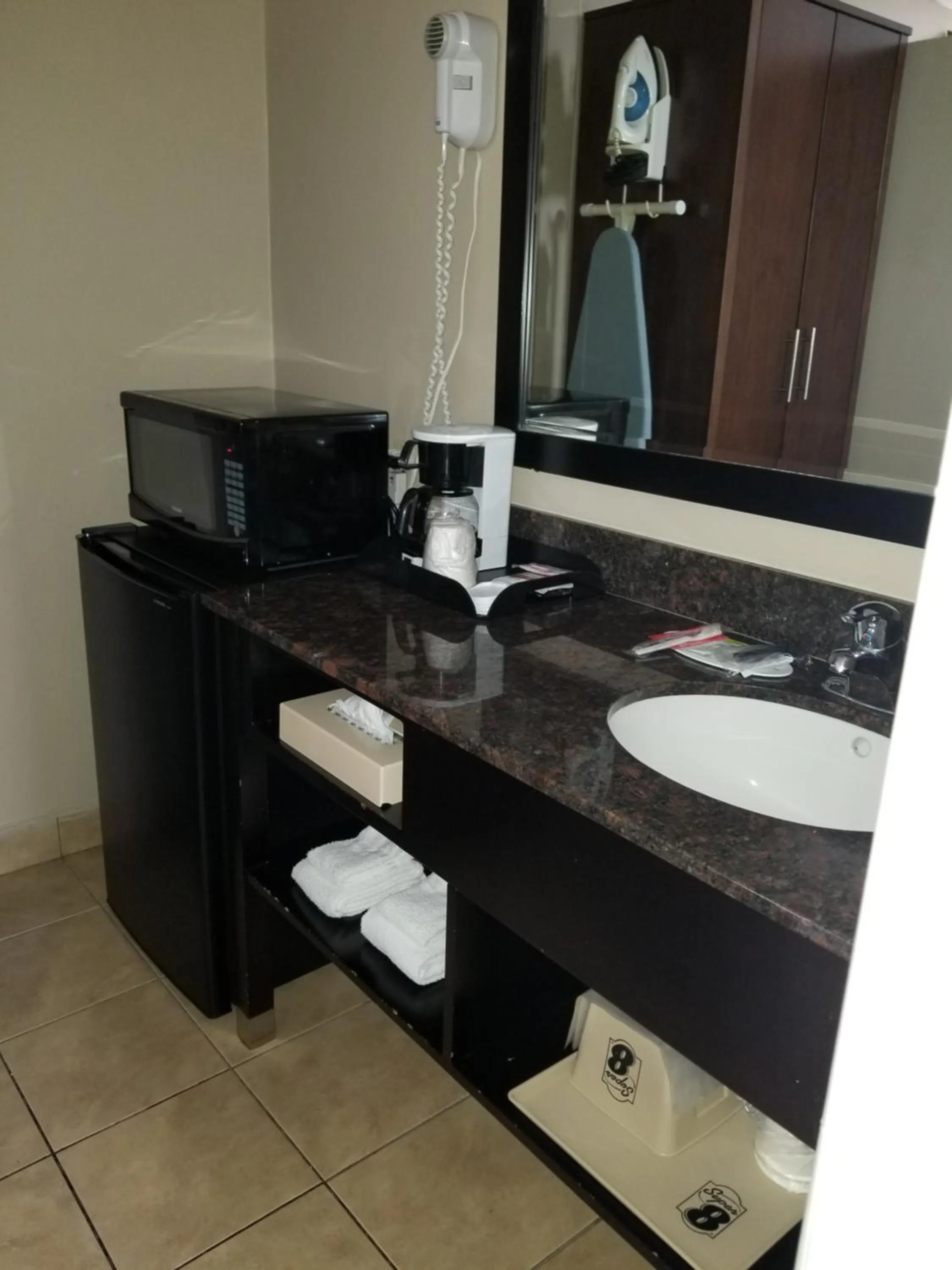 Bathroom in Super 8 by Wyndham Los Angeles-Culver City Area