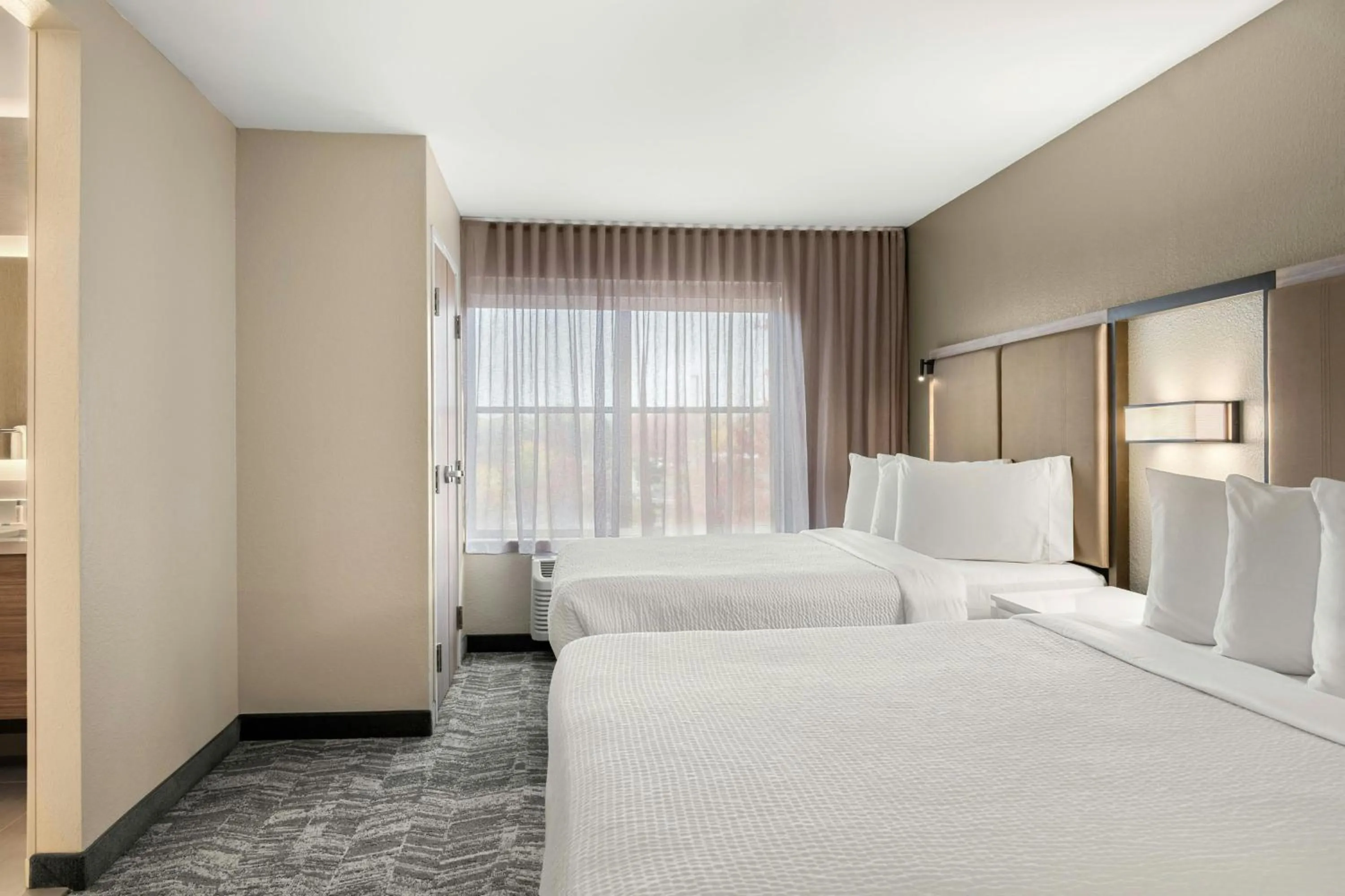 Photo of the whole room, Bed in SpringHill Suites by Marriott Chicago Bolingbrook