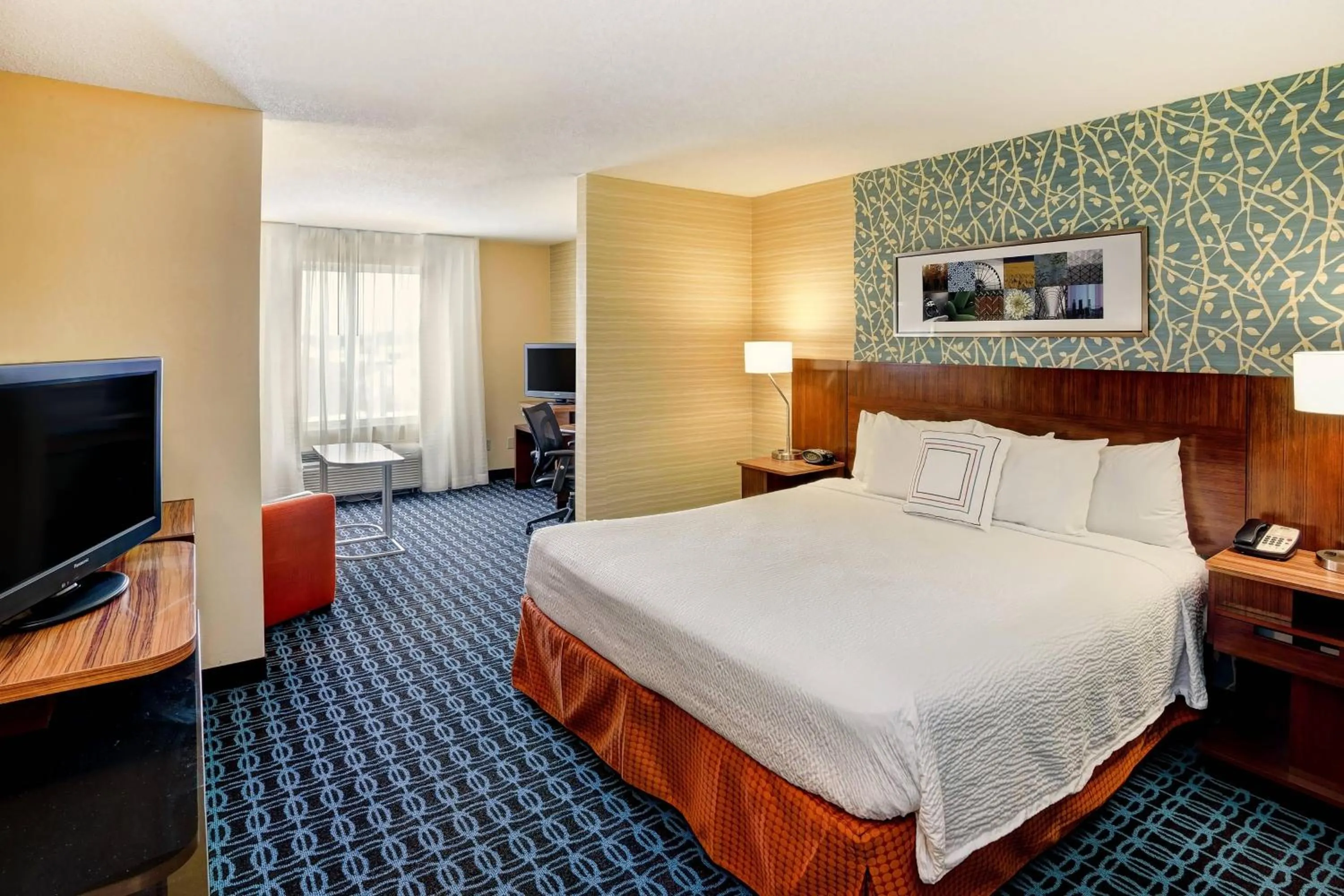 Bedroom, Bed in Fairfield by Marriott Southeast Hammond, IN