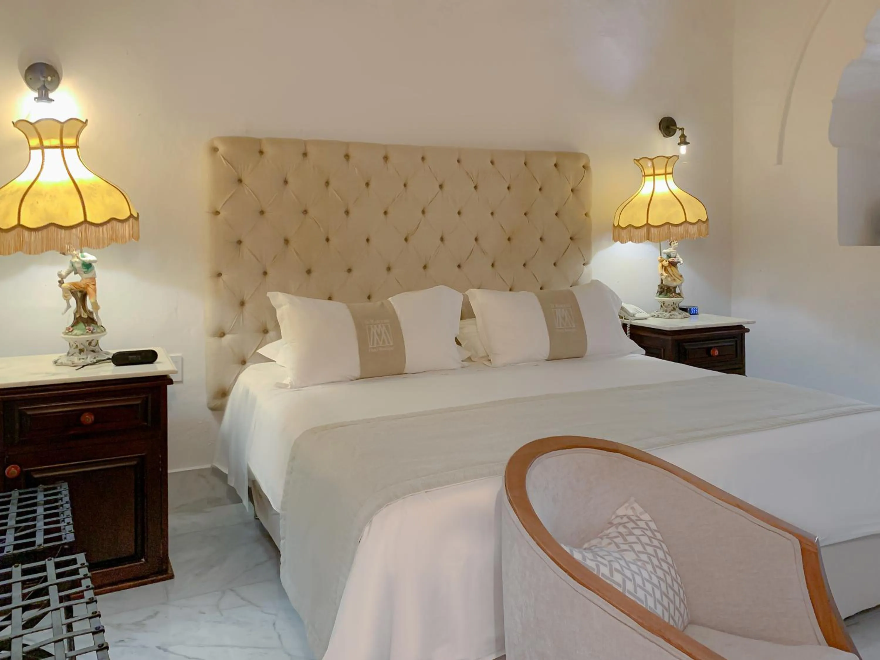 Bed in Hotel Boutique El Marqués By GEH Suites