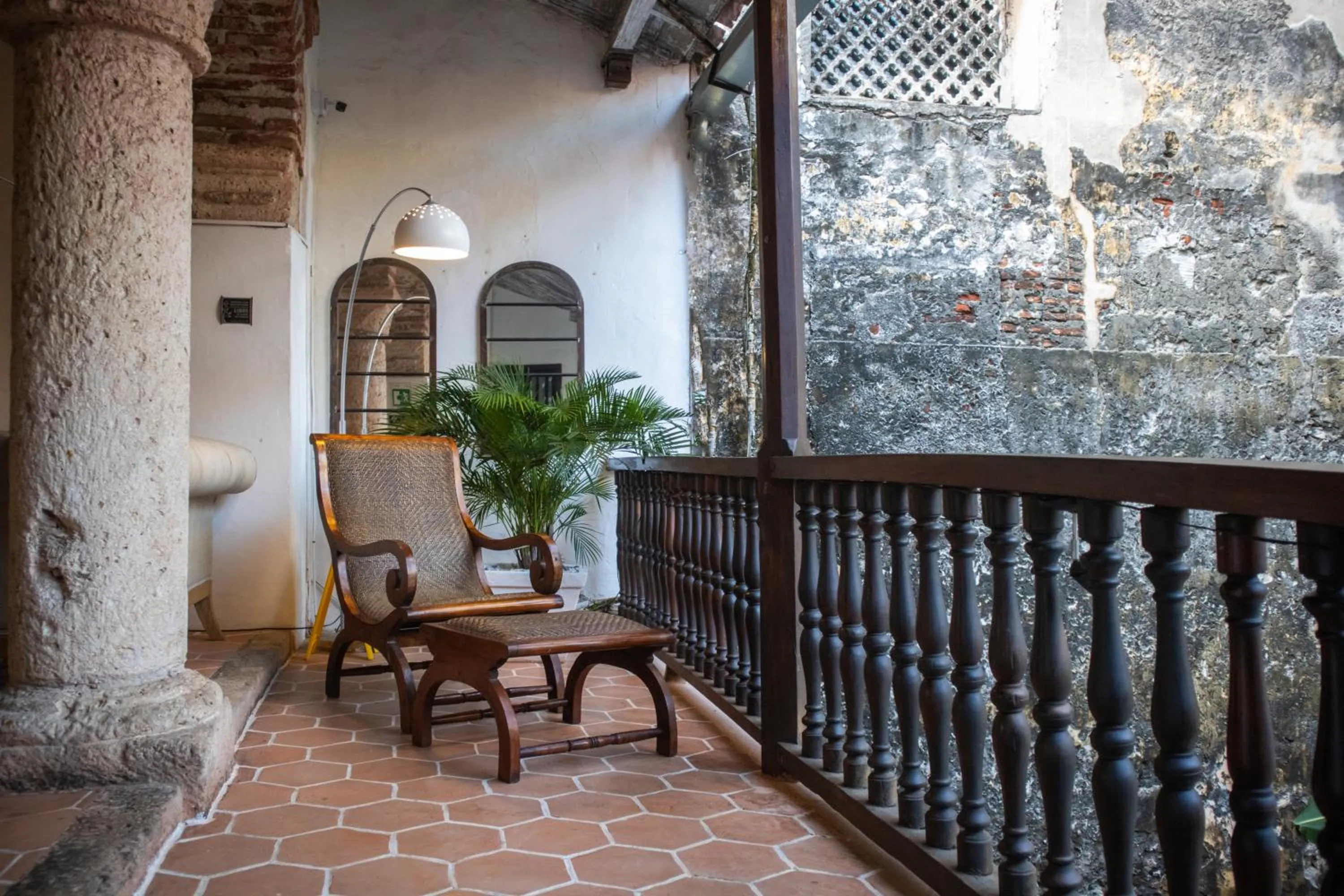 Balcony/Terrace in Hotel Boutique El Marqués By GEH Suites