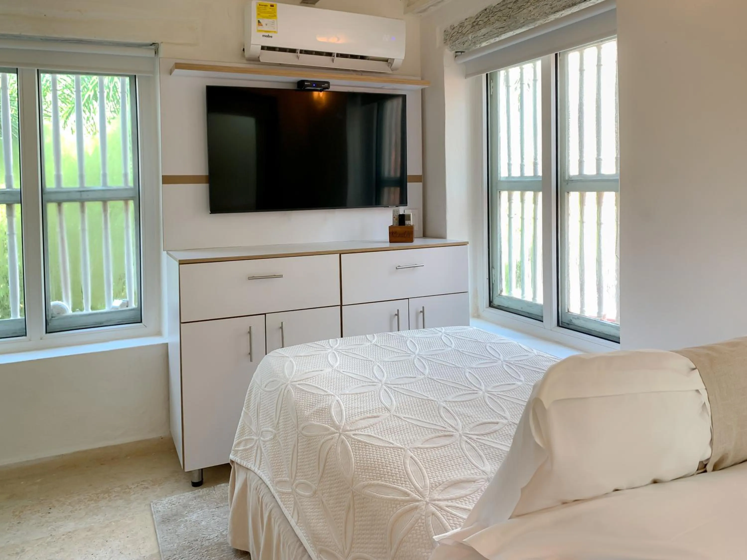 TV and multimedia in Hotel Boutique El Marqués By GEH Suites