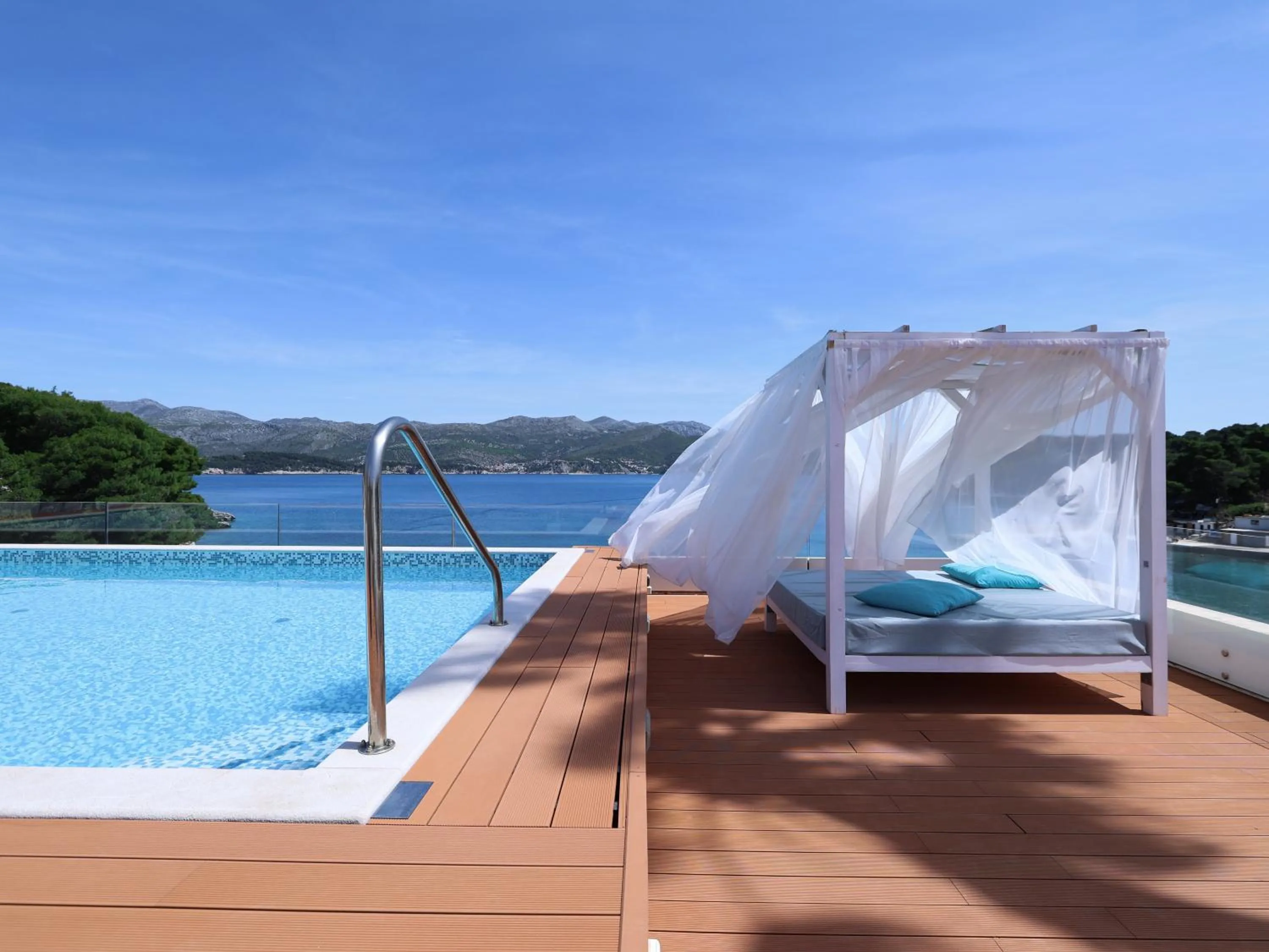 Swimming pool in Kalamota Beach House