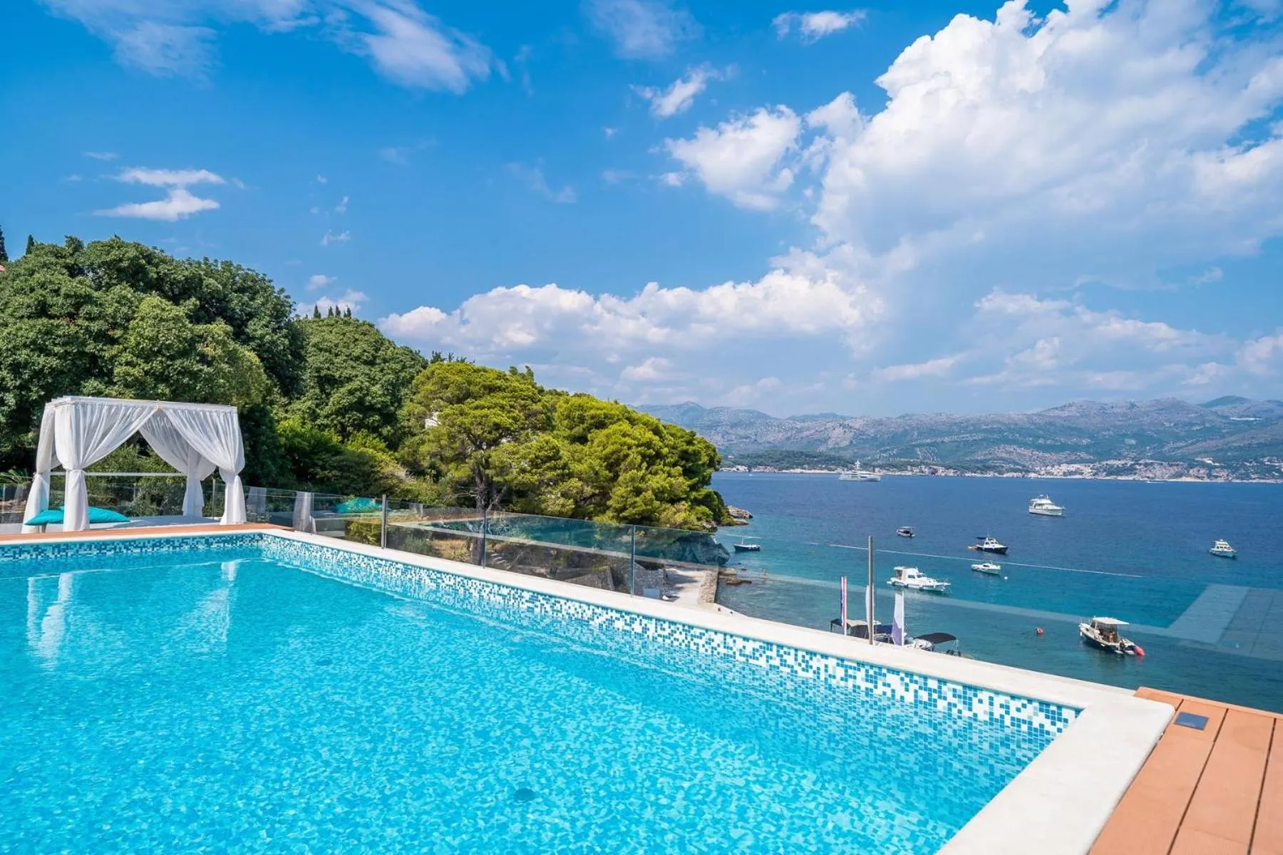 Swimming pool in Kalamota Beach House