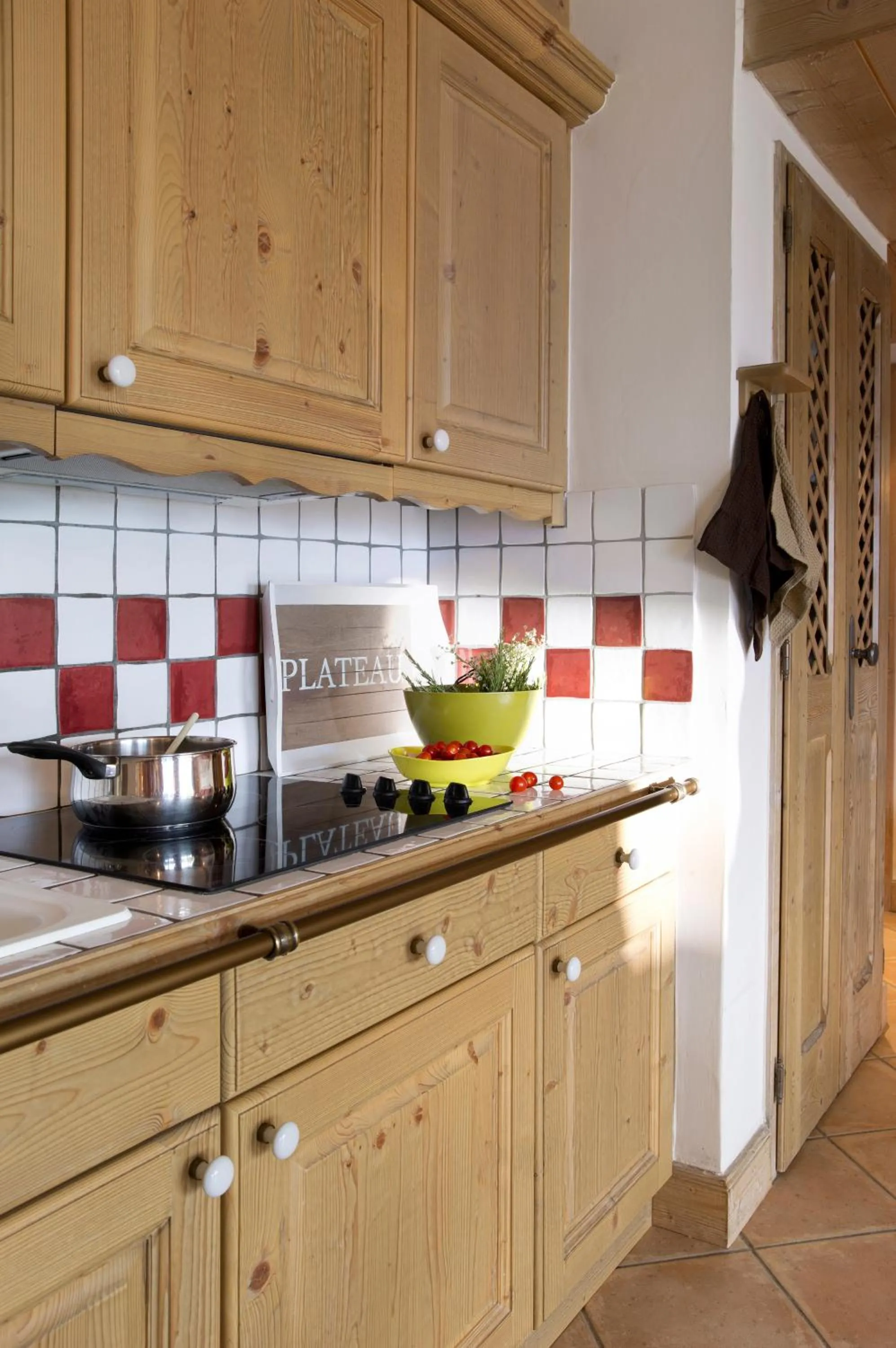 Kitchen or kitchenette in CGH Résidence Boutique Le Nevada