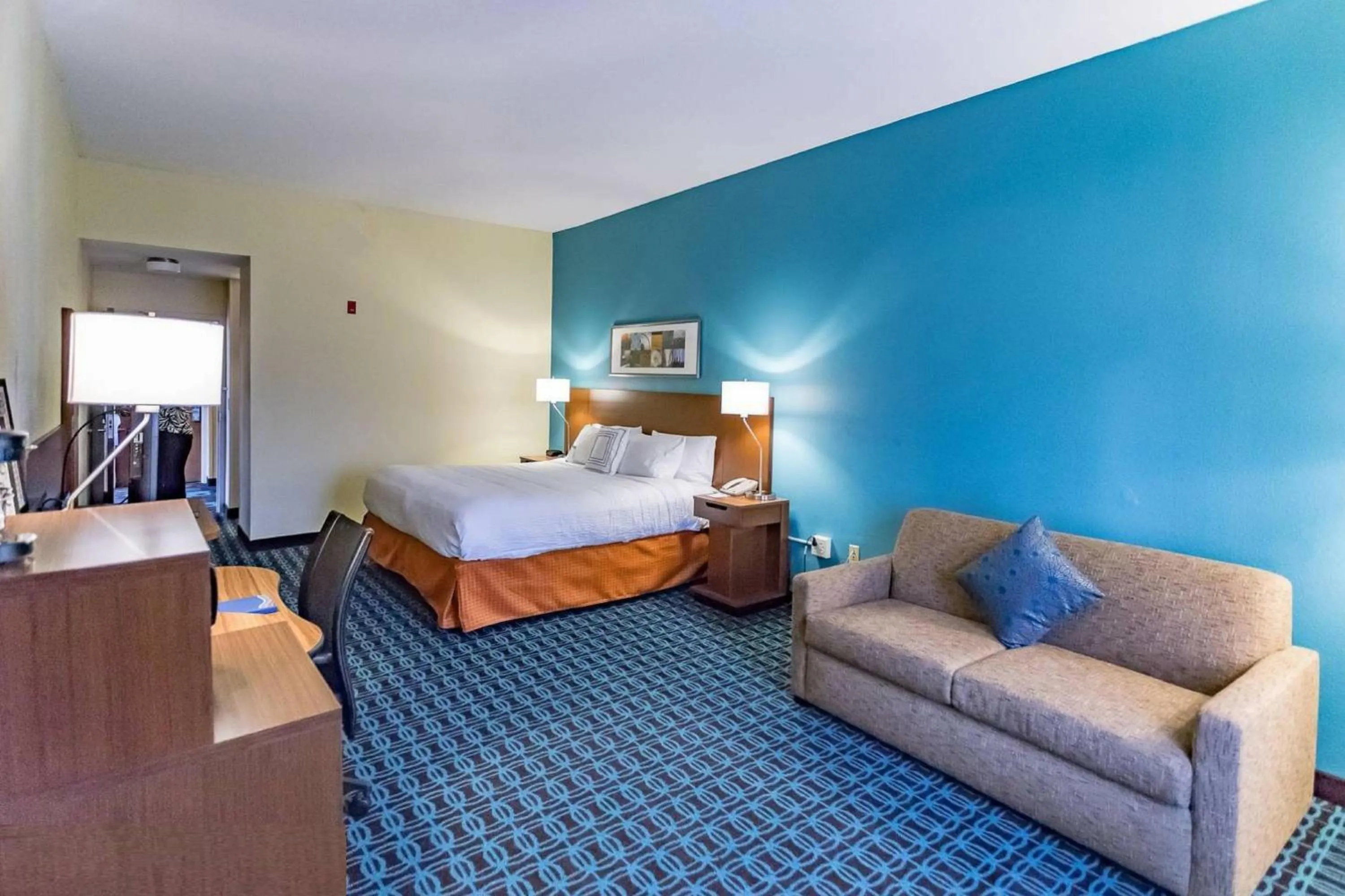 Photo of the whole room, Bed in Fairfield Inn Charlotte Northlake