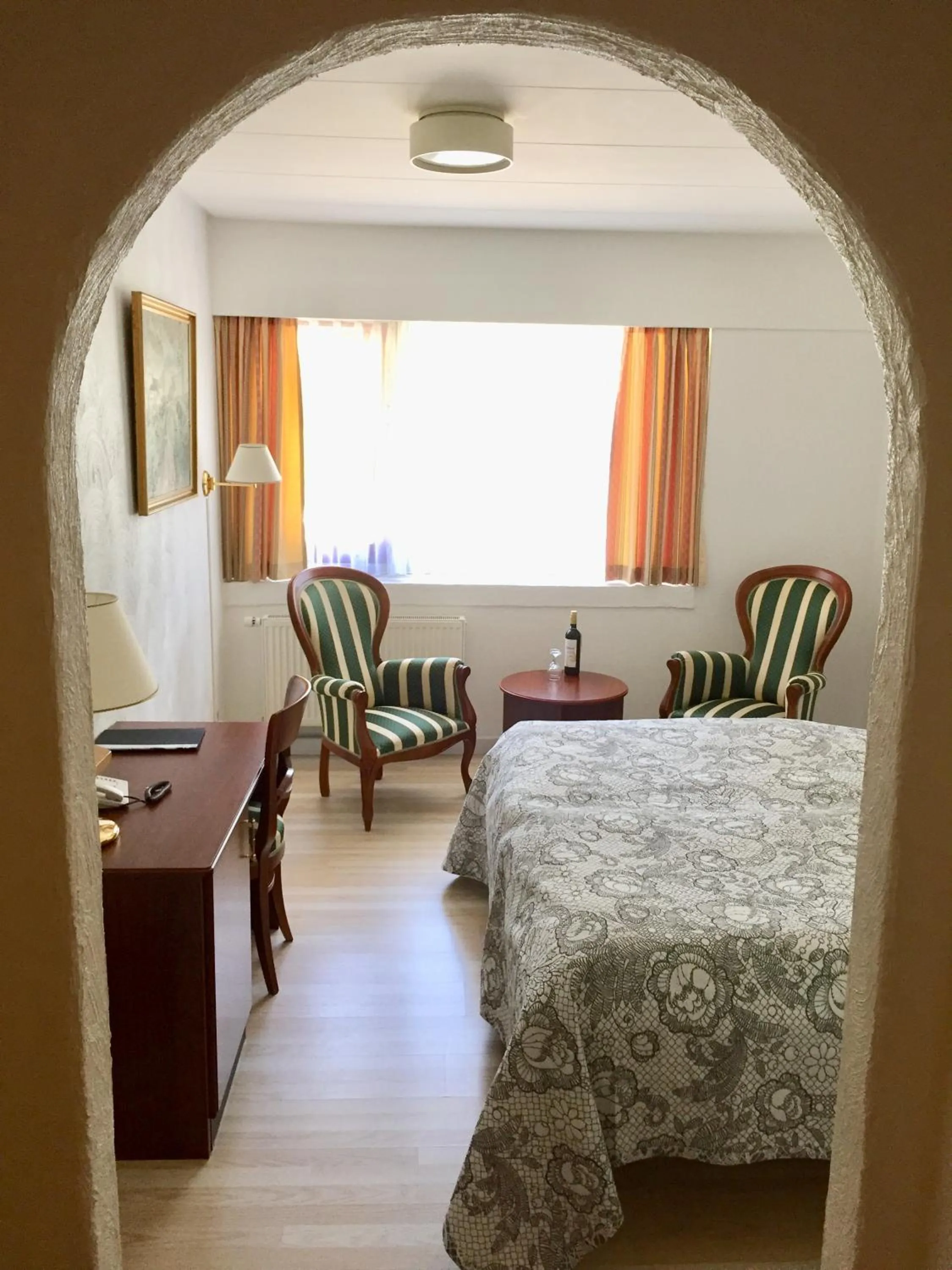 Bedroom, Bed in Hotel Laasby Kro