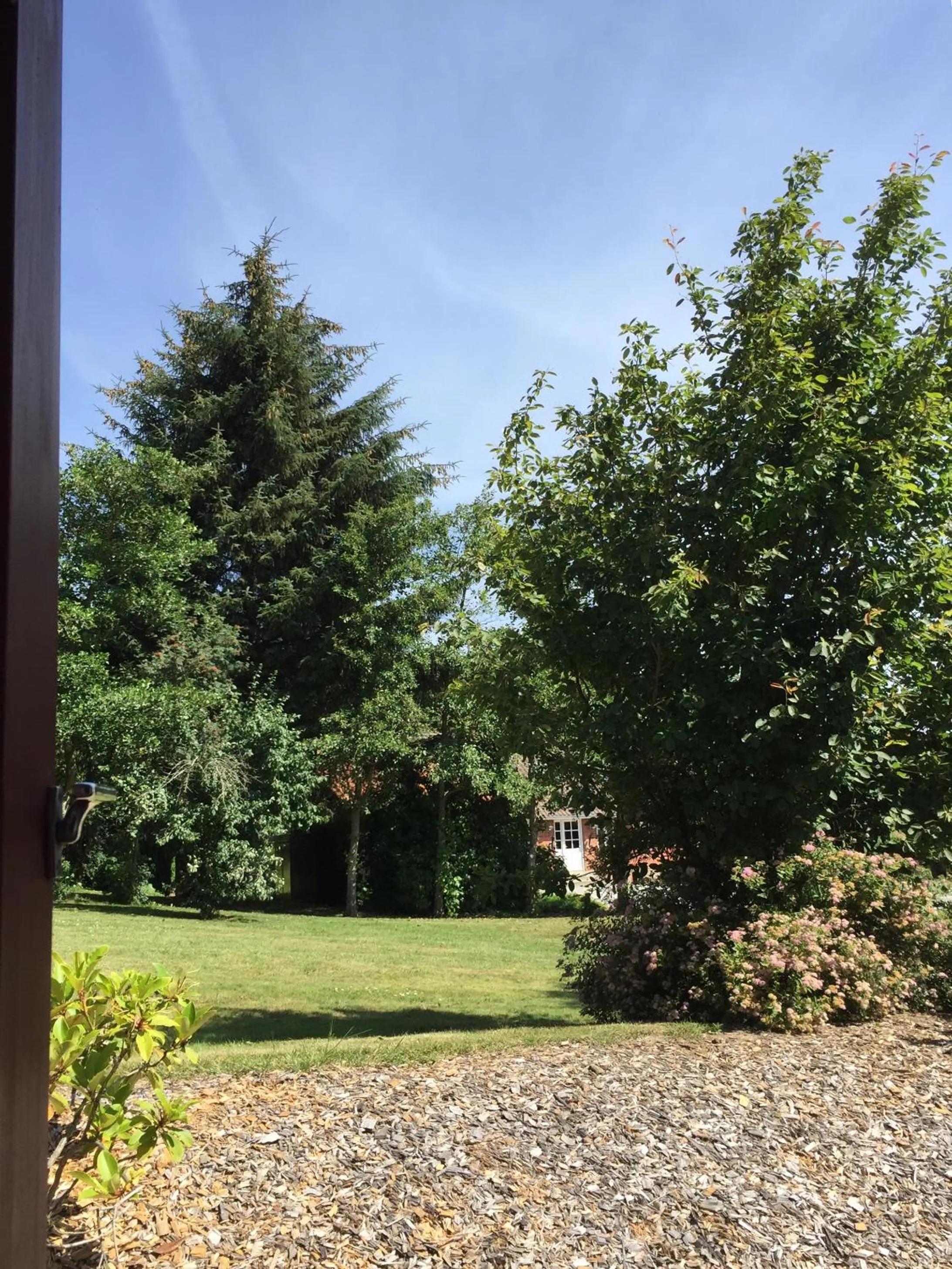 Garden view in Hotel Laasby Kro