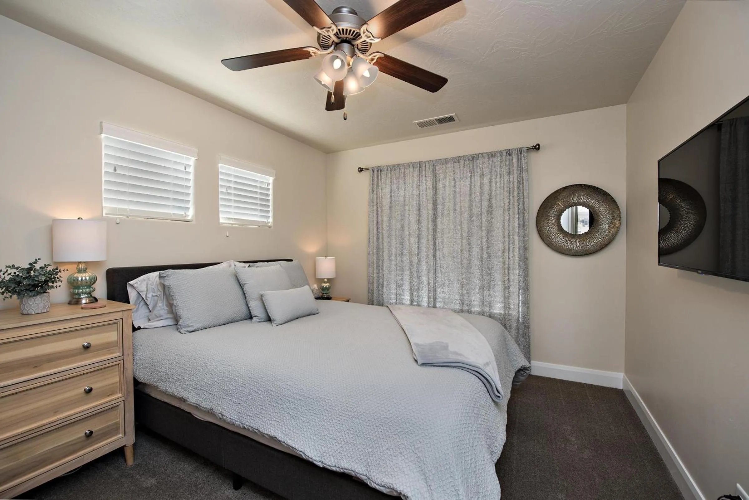 Bed in Red Cliff Sunset