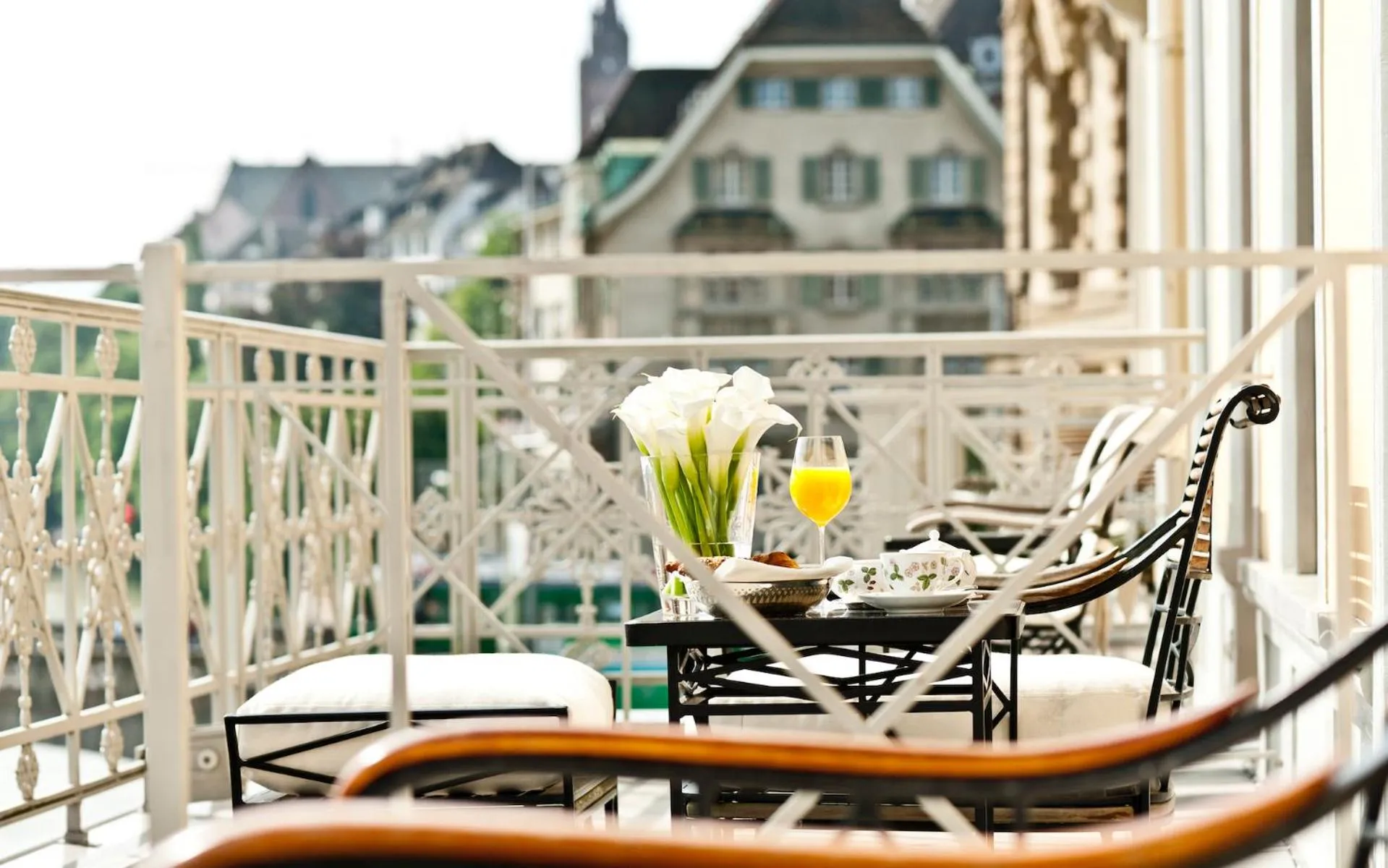 Balcony/Terrace in Grand Hotel LES TROIS ROIS