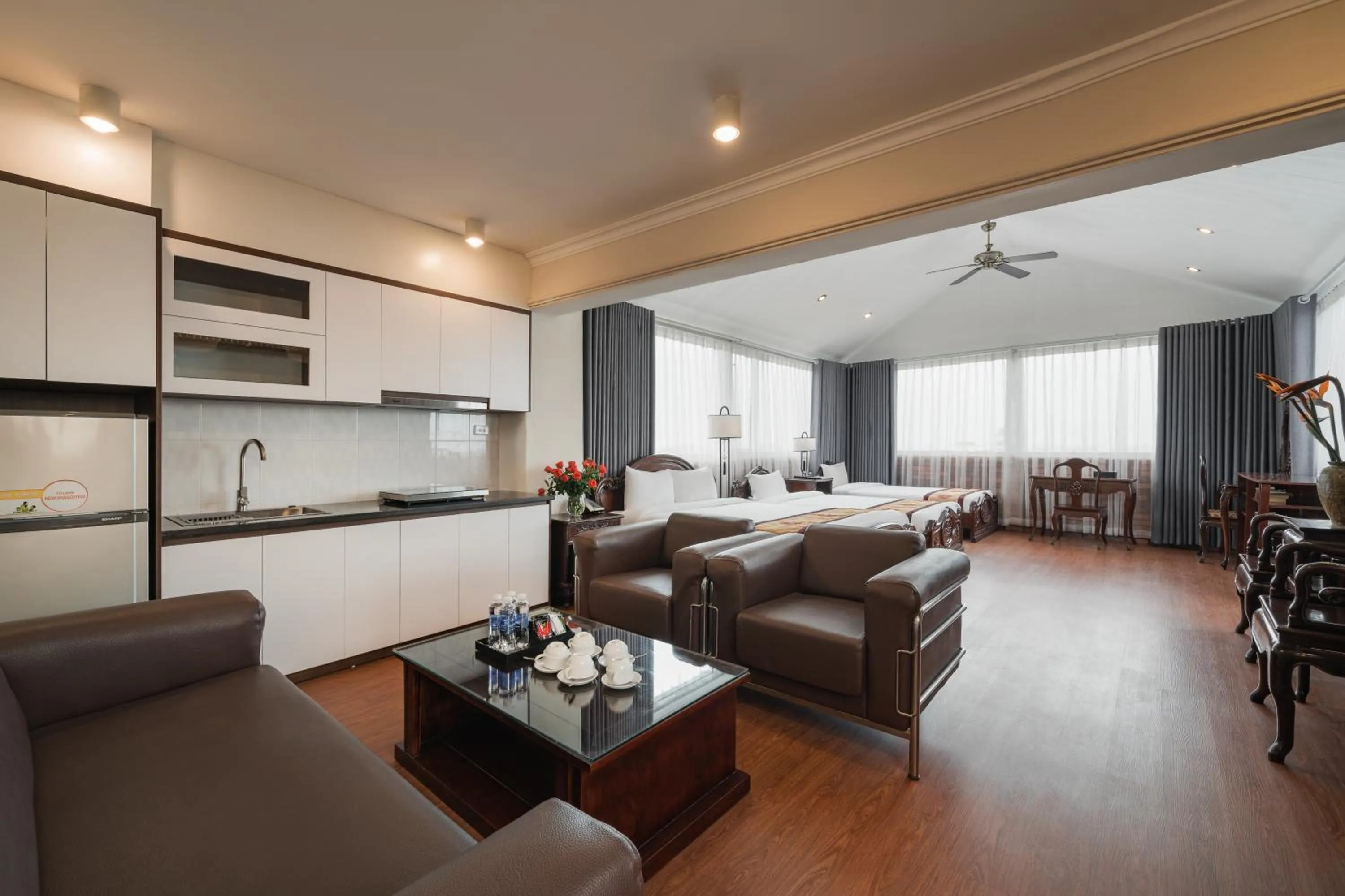 Bed in Hanoi Little Town Hotel