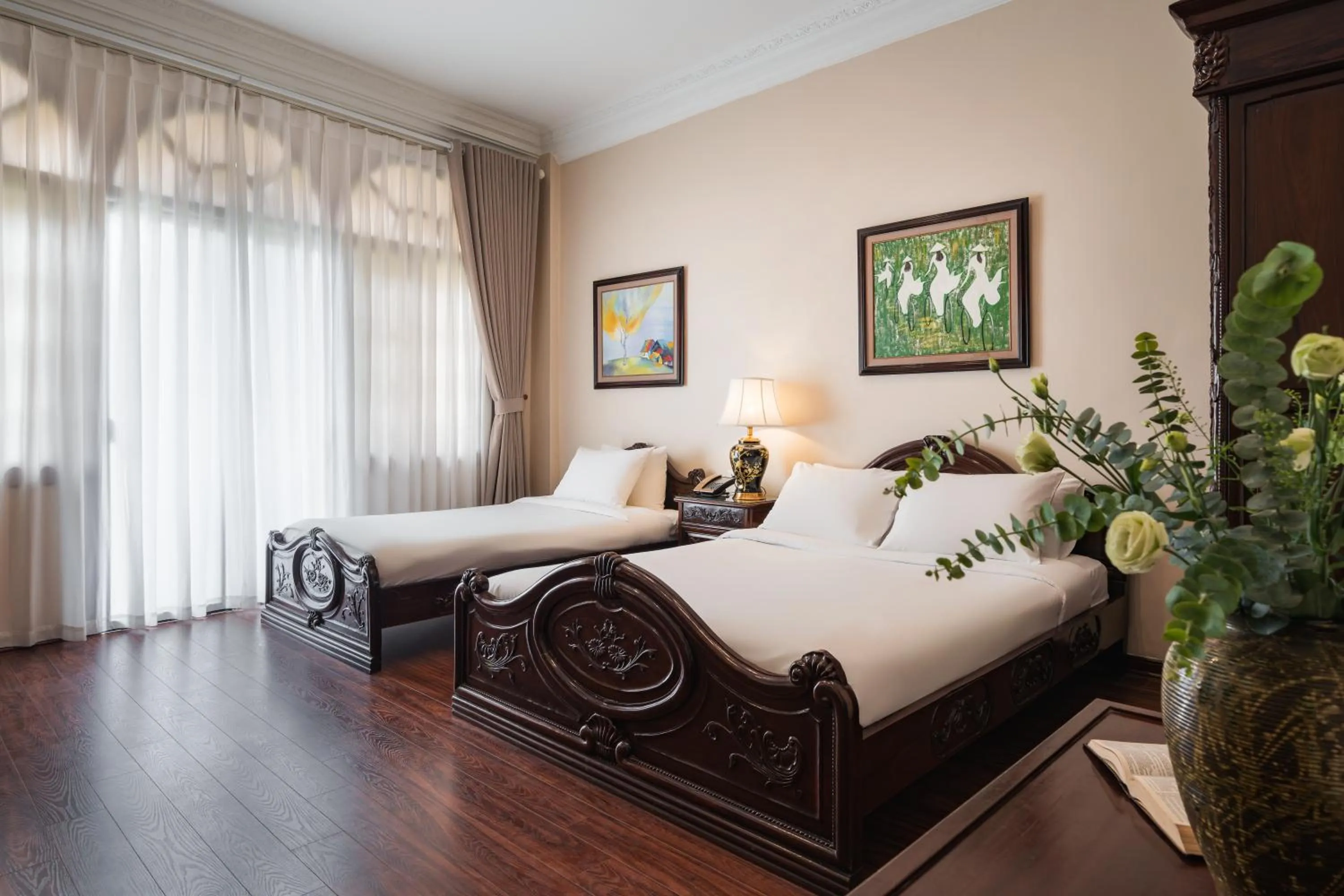 Bedroom, Bed in Hanoi Little Town Hotel