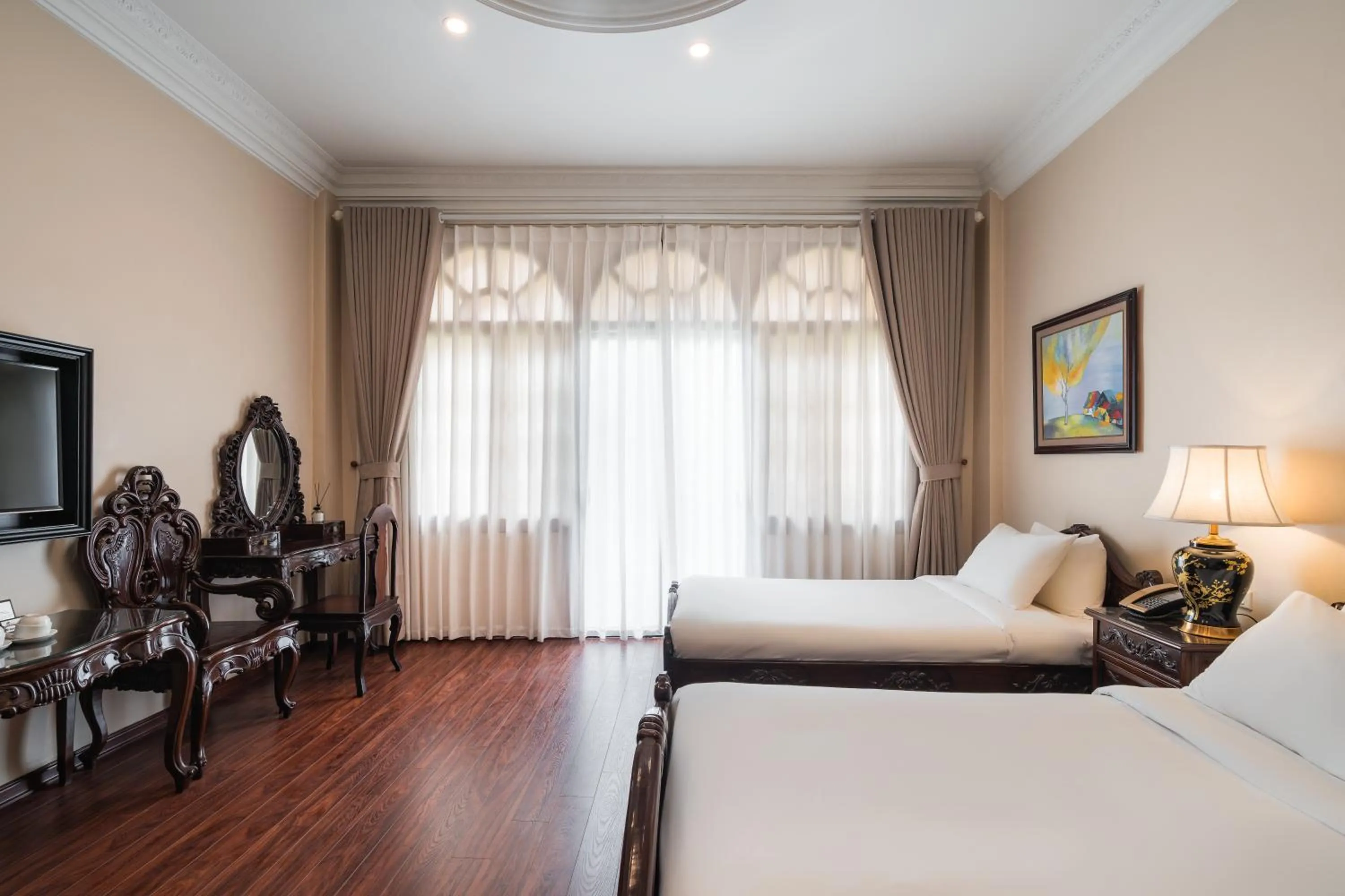 Bed in Hanoi Little Town Hotel