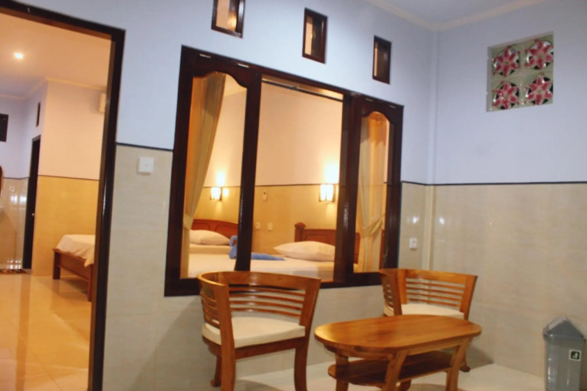 Balcony/Terrace, Bed in Serangan Inn Mimba