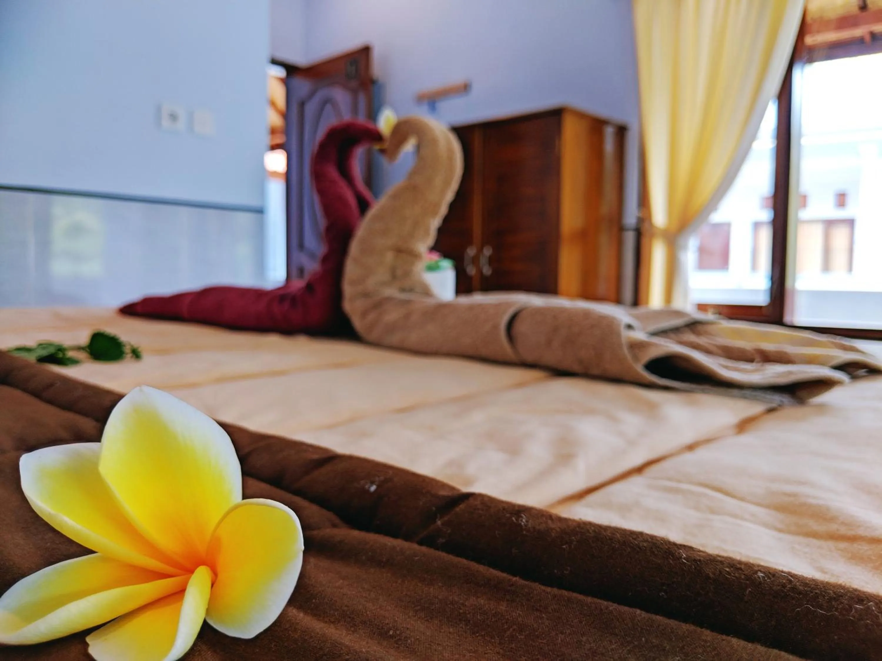 Bed in Serangan Inn Mimba