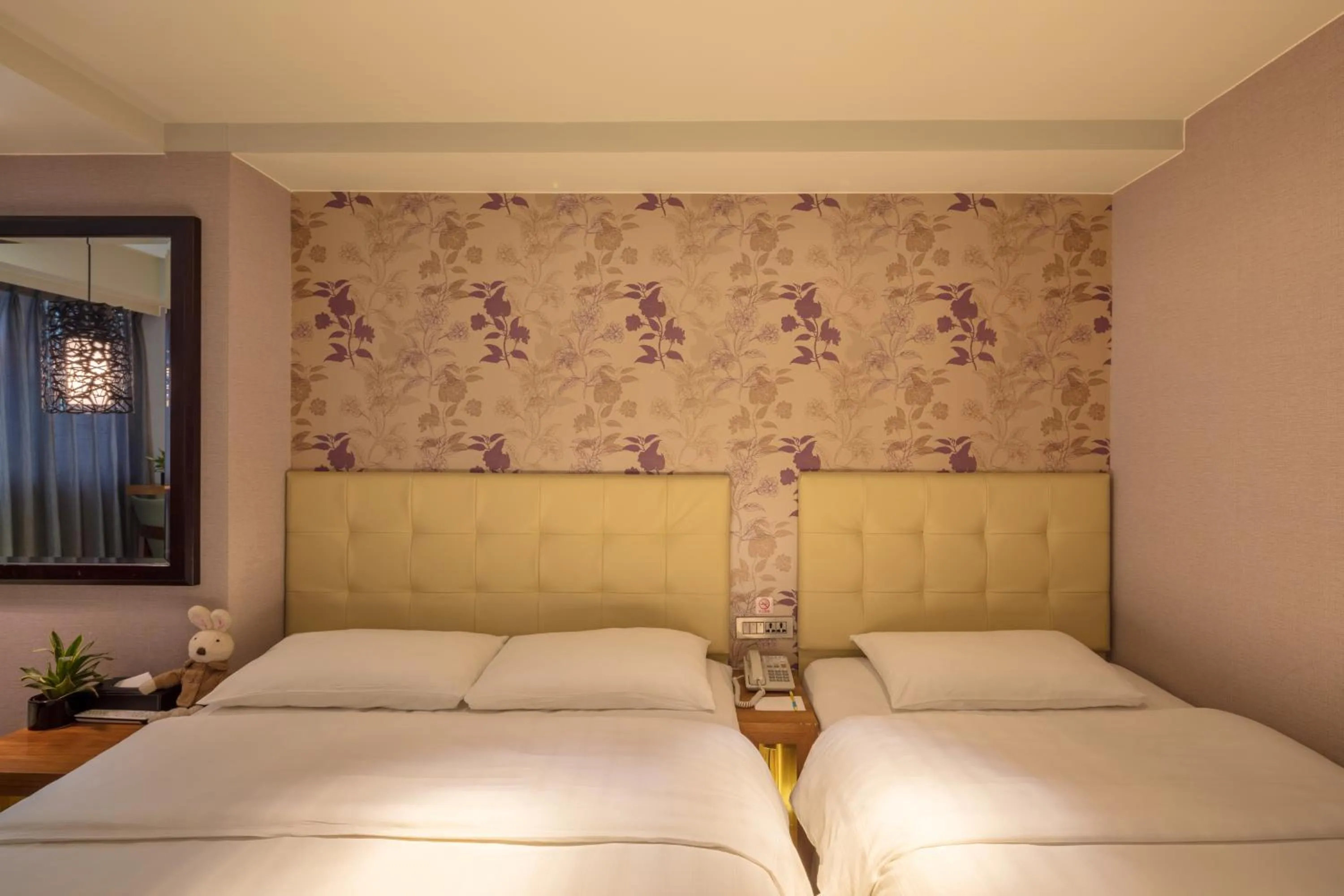 Decorative detail, Bed in Urtrip Hotel