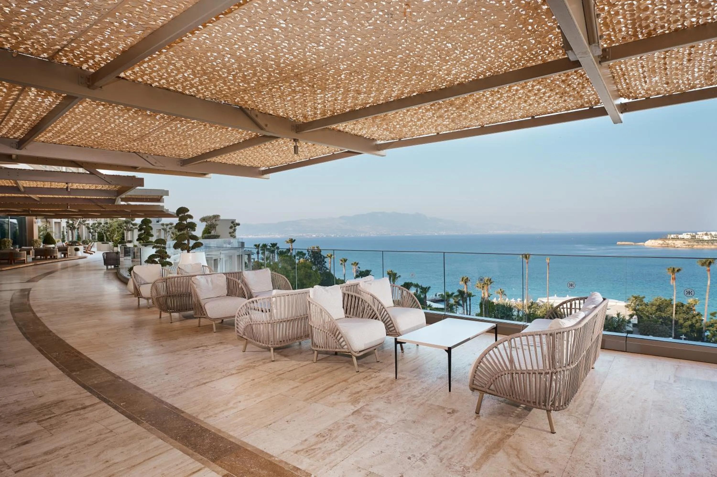 Seating area in Kefaluka Resort