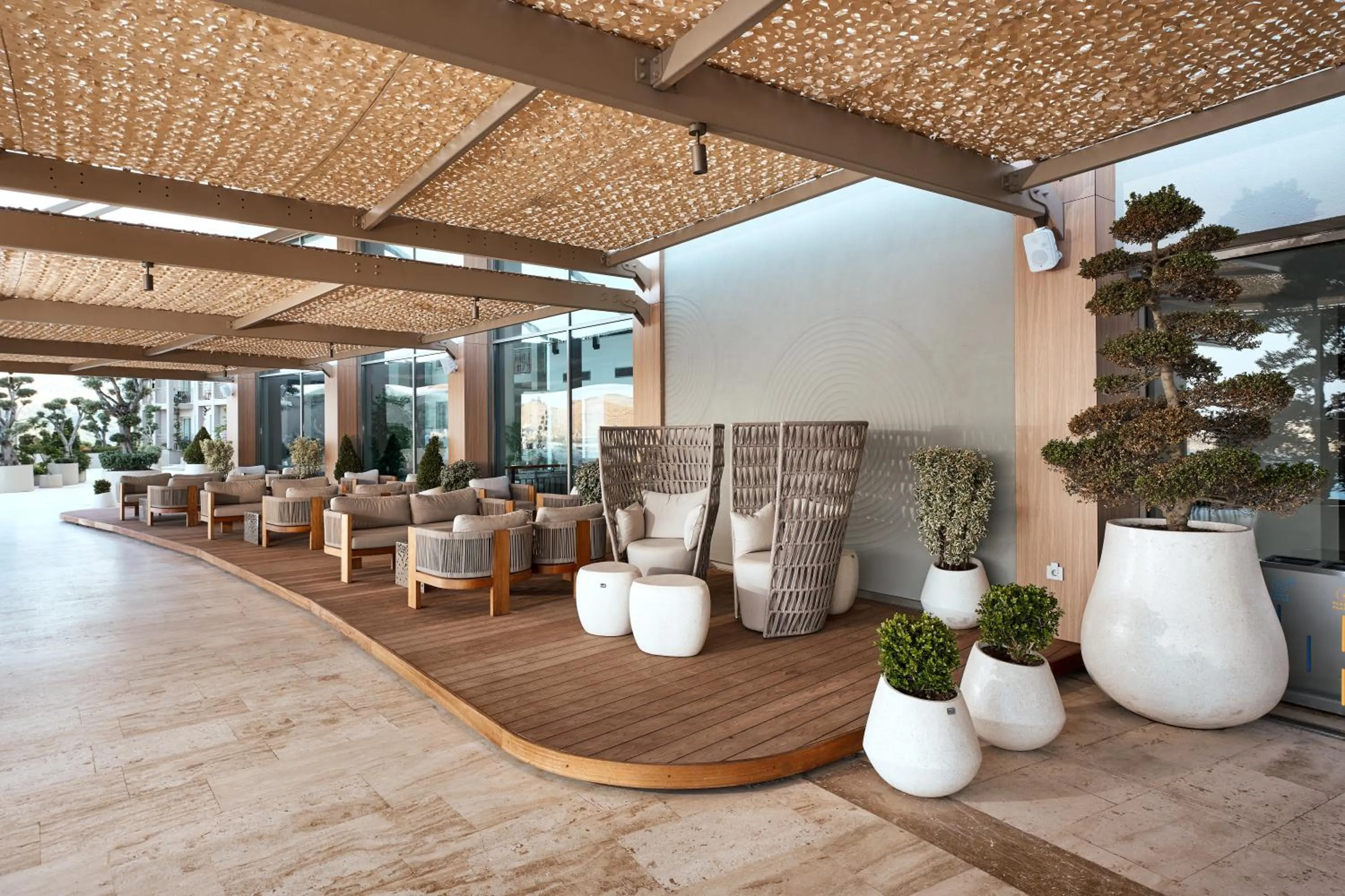 Seating area in Kefaluka Resort