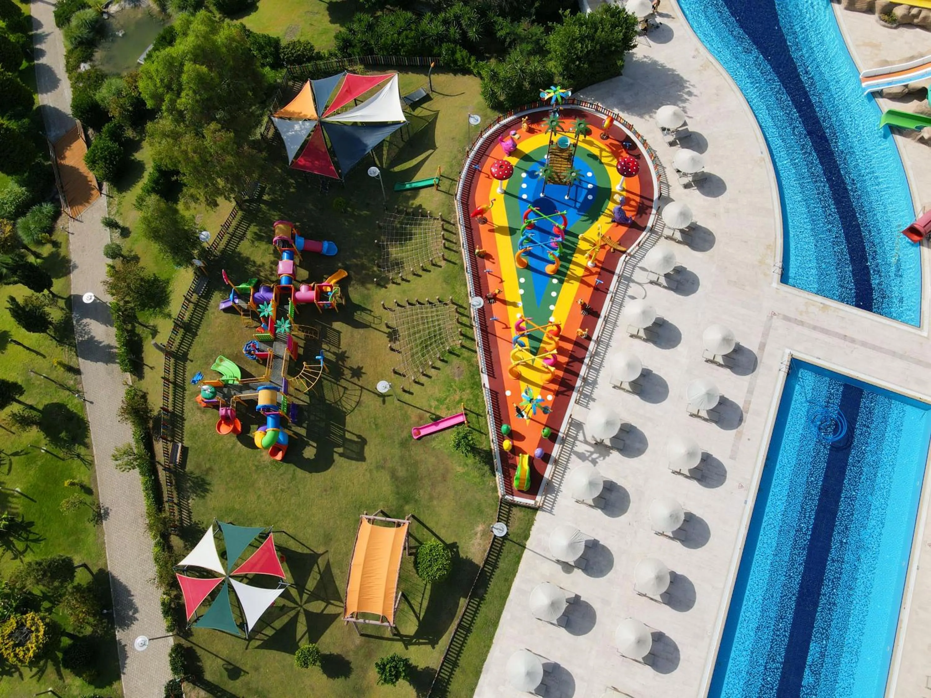 Children play ground in Kefaluka Resort