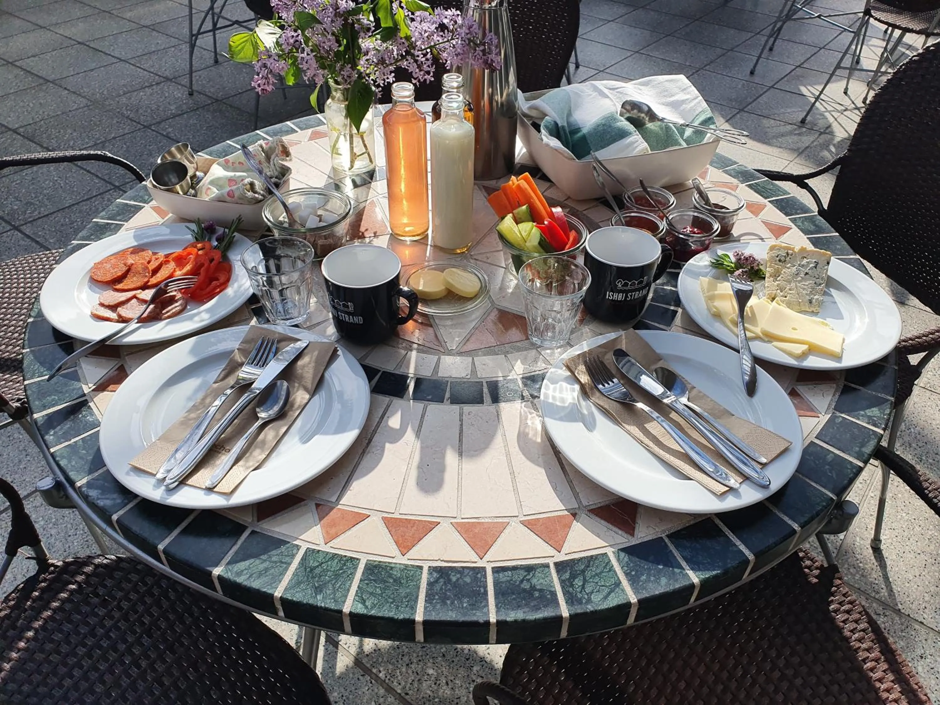 Breakfast in Danhostel Ishøj Strand
