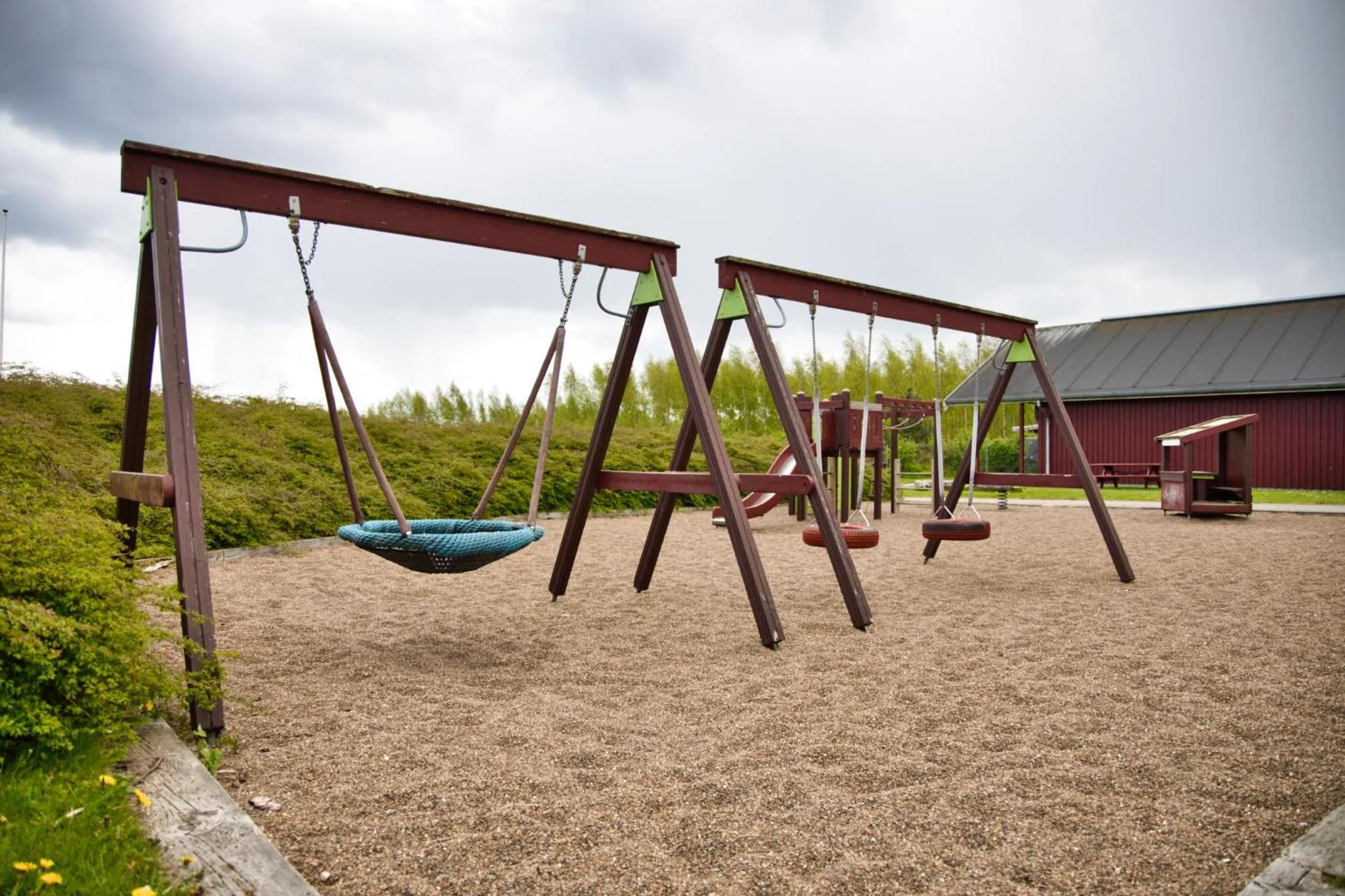 Children play ground in Danhostel Ishøj Strand
