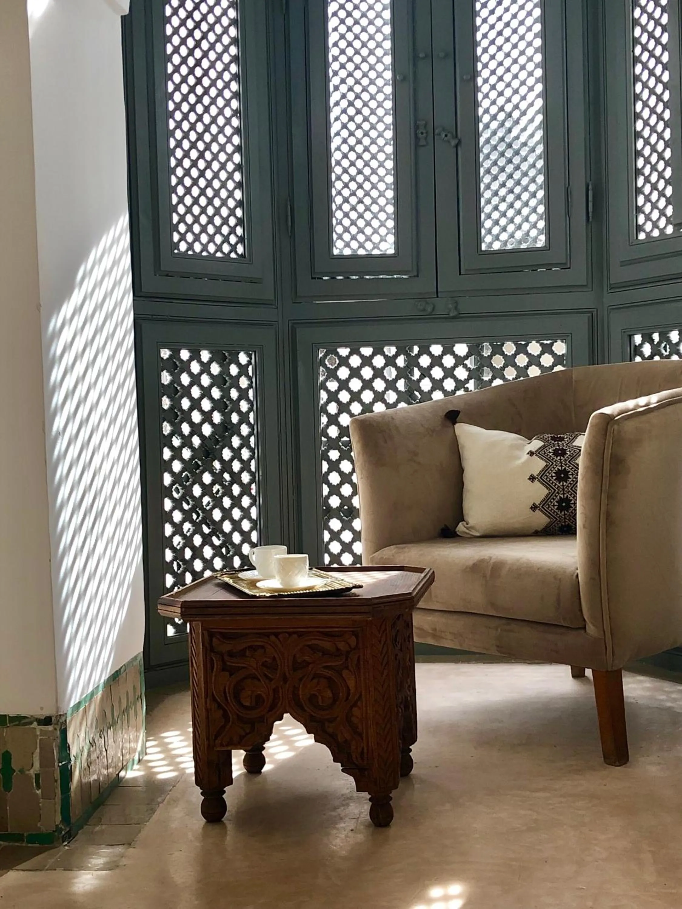 Shower in Riad Hadika Maria