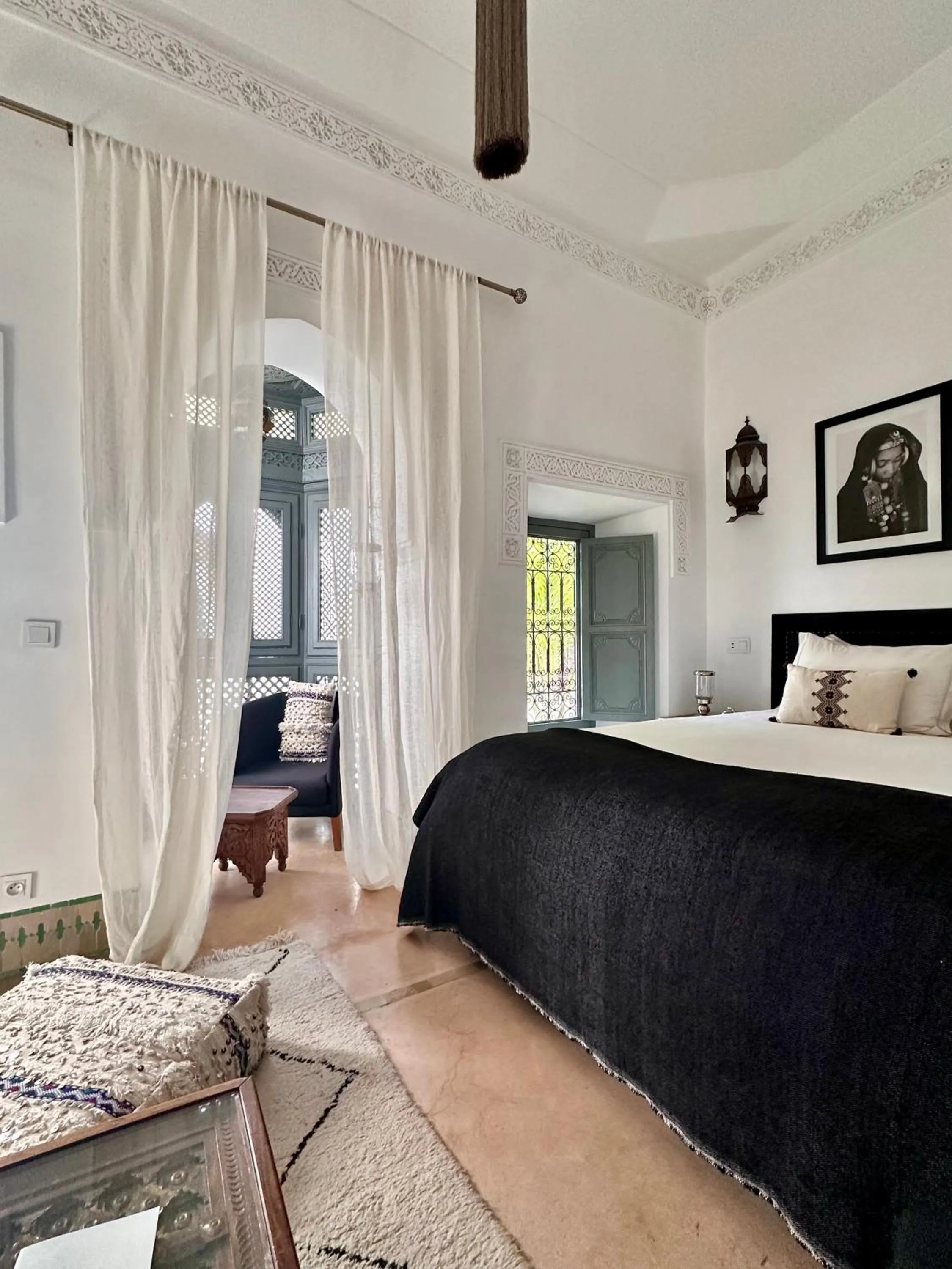 Bed in Riad Hadika Maria