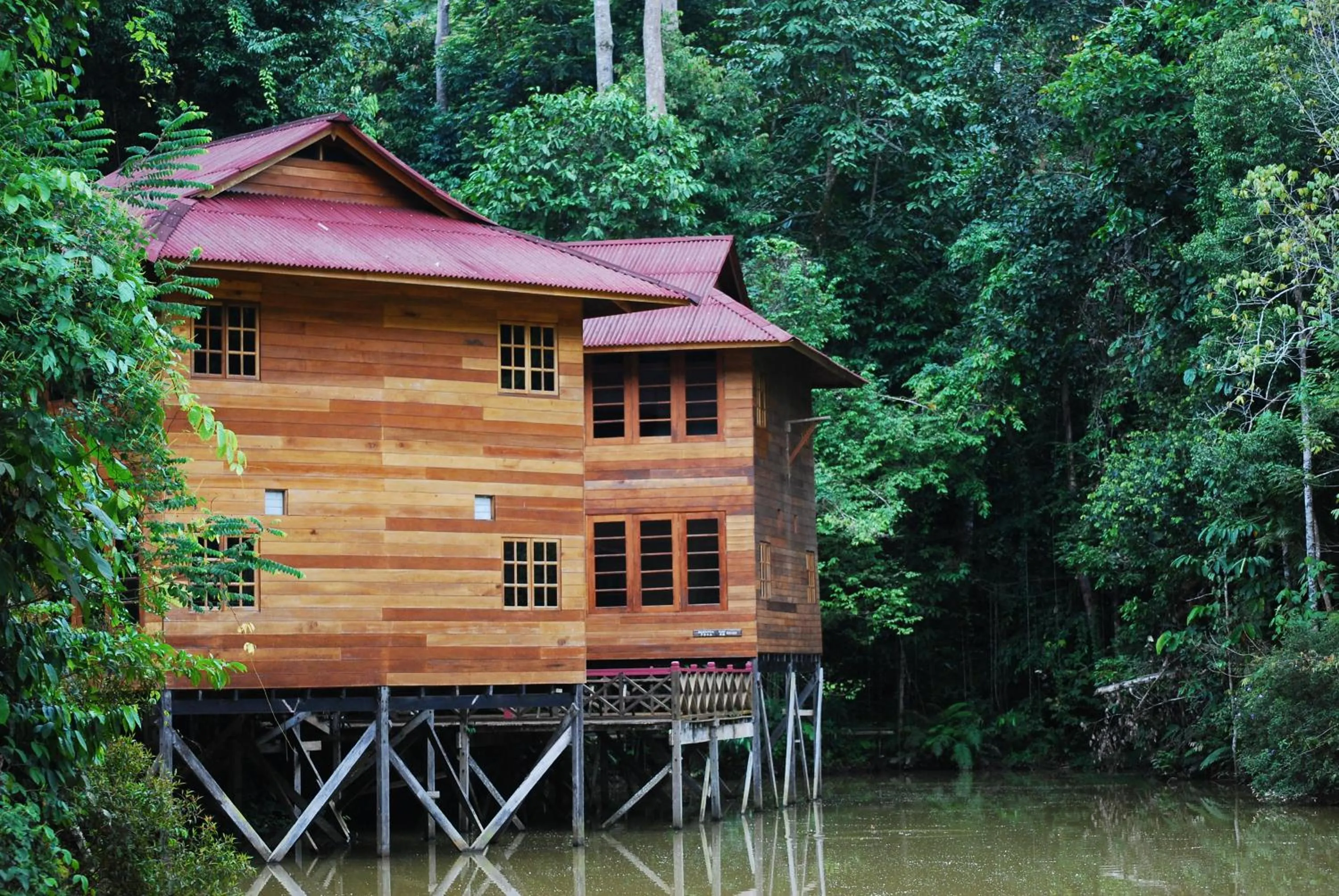 Lake view in Borneo Tropical Rainforest Resort