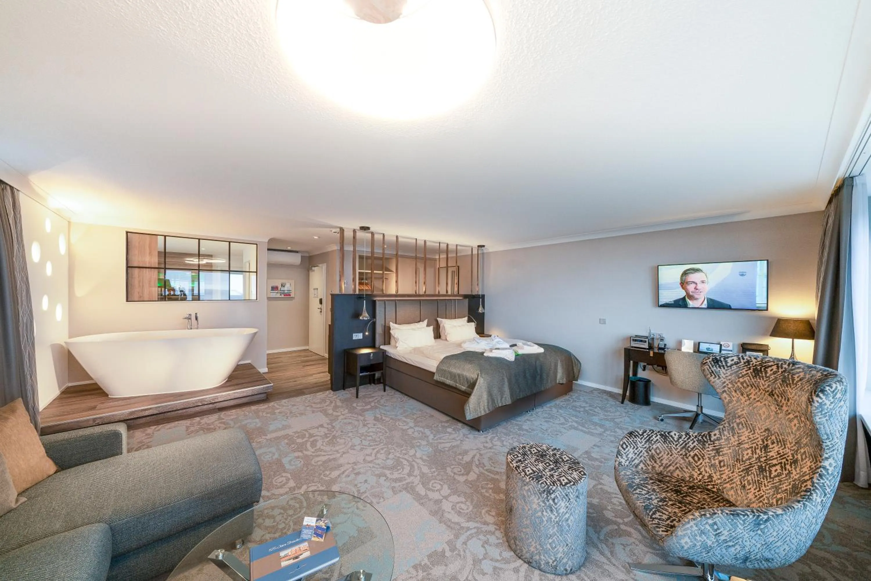 Bed in Strandhotel Duhnen