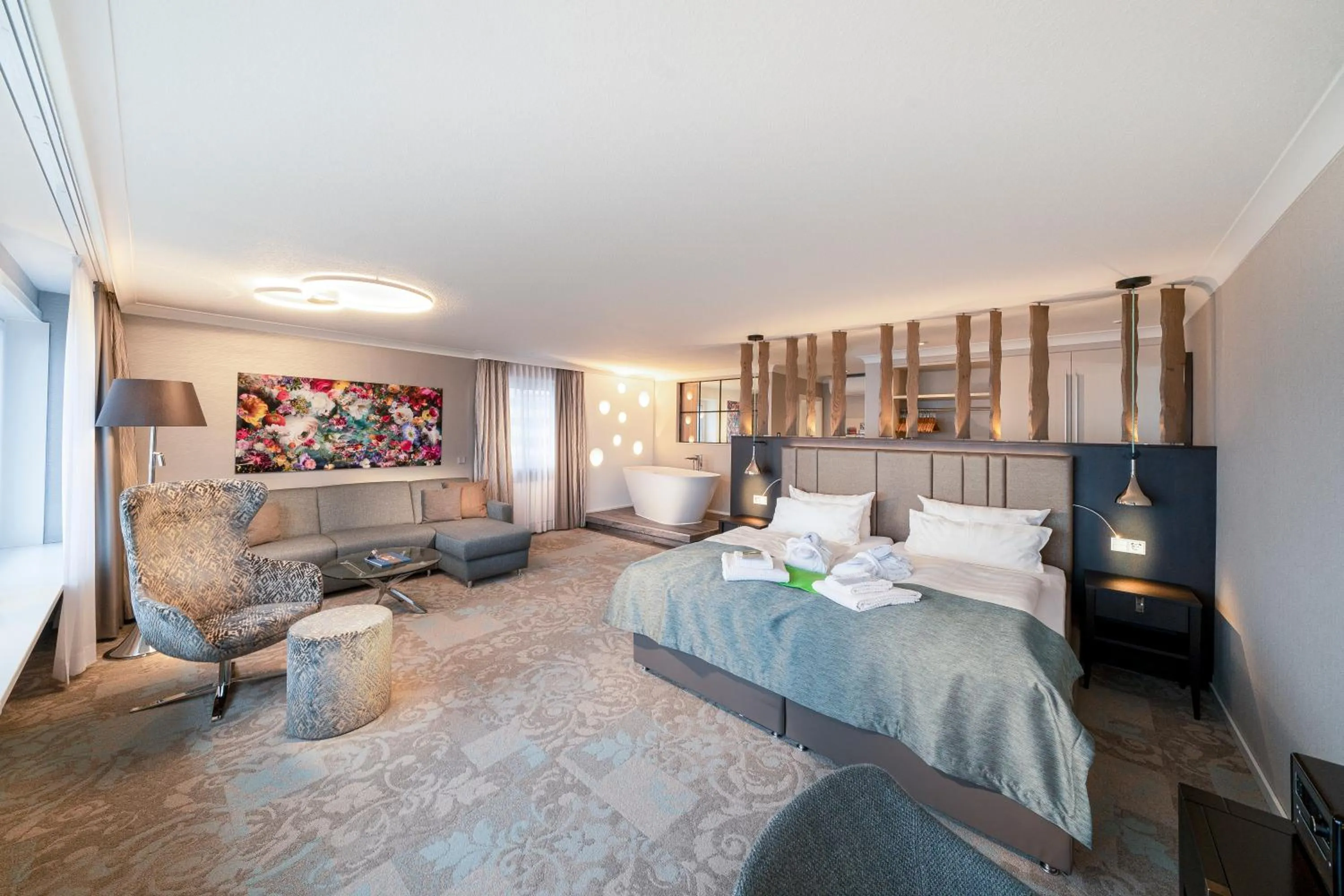 Bed in Strandhotel Duhnen