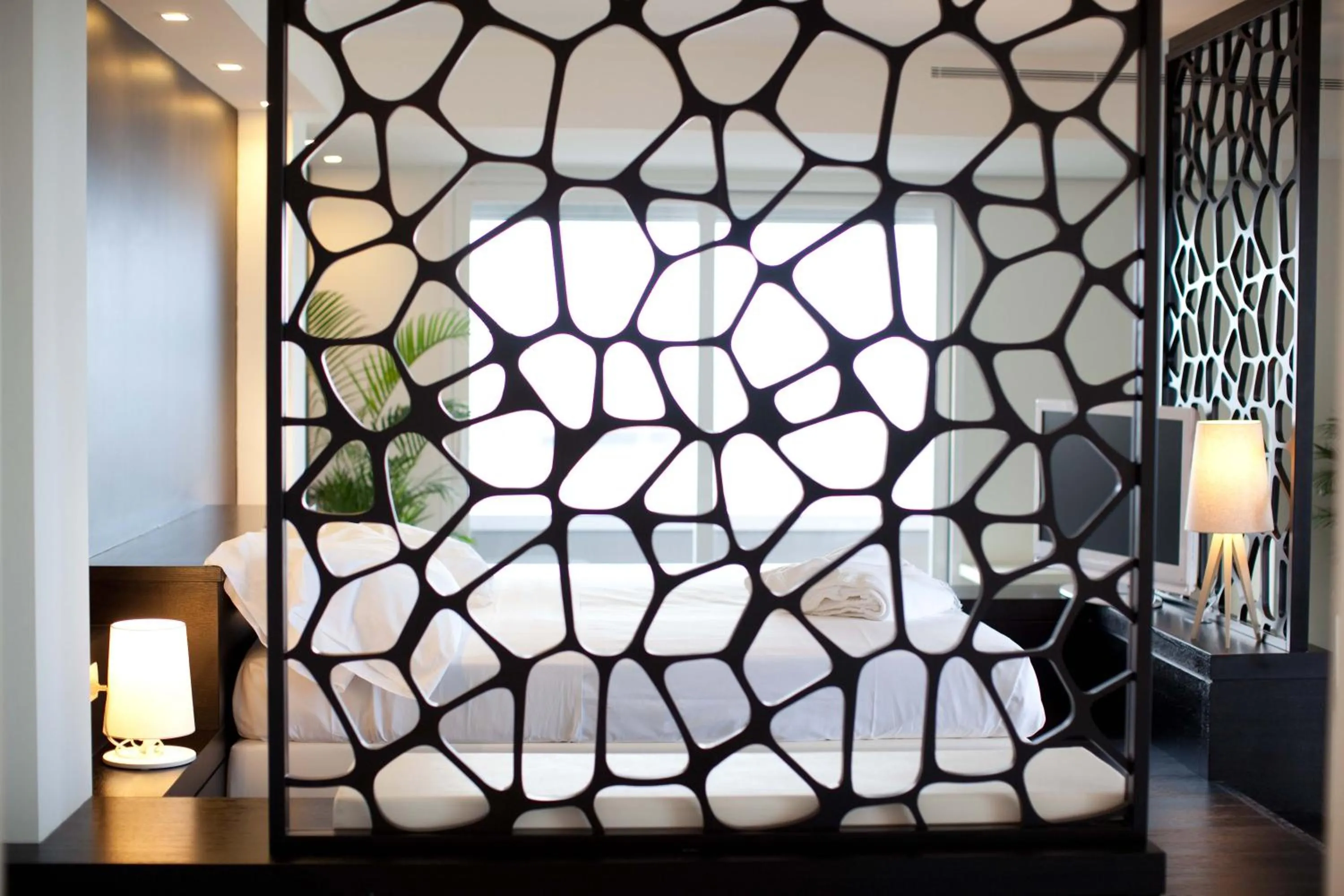 Bed in Villa Del Mare Spa Resort