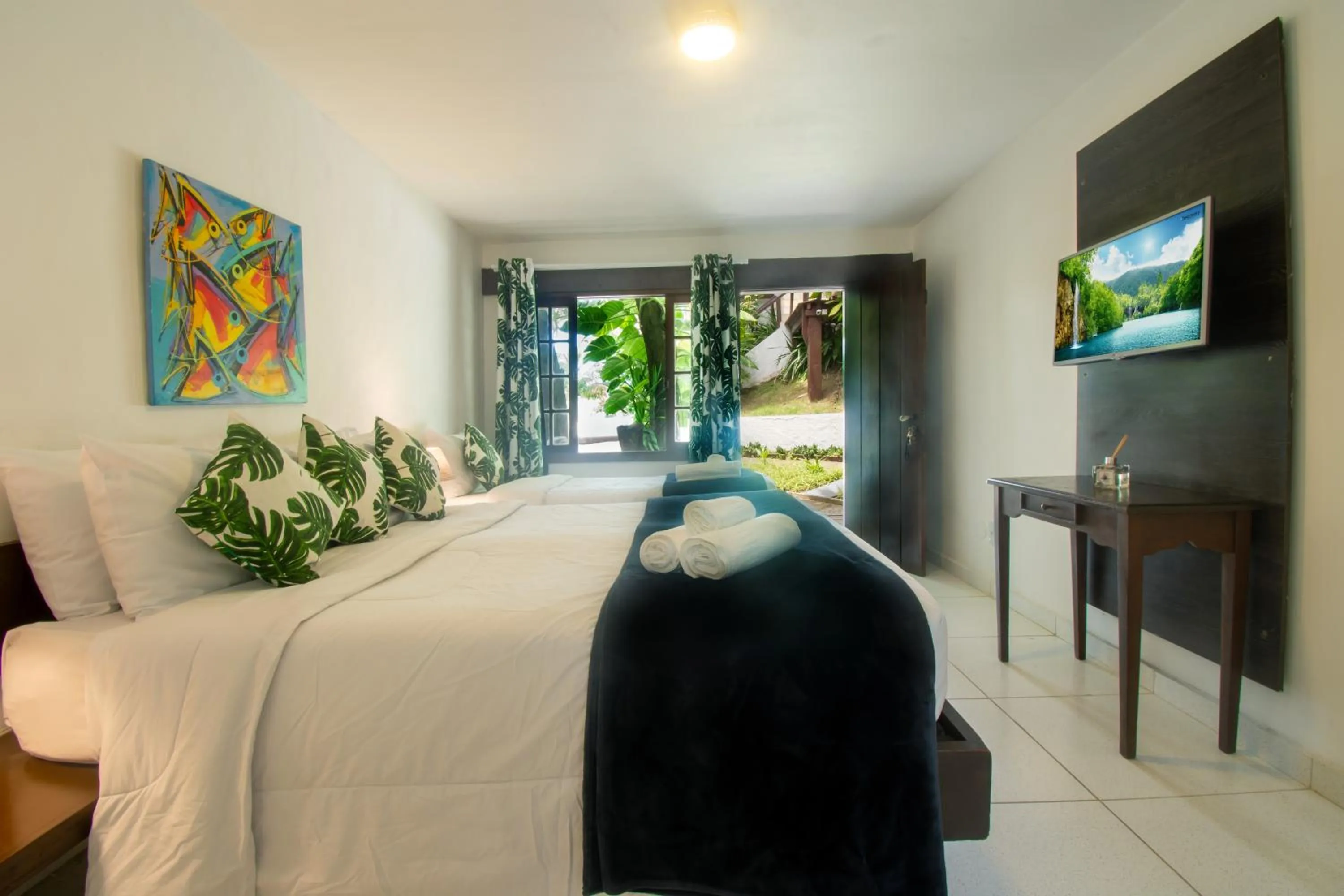 Bed in Pousada Lestada by Latitud Hoteles