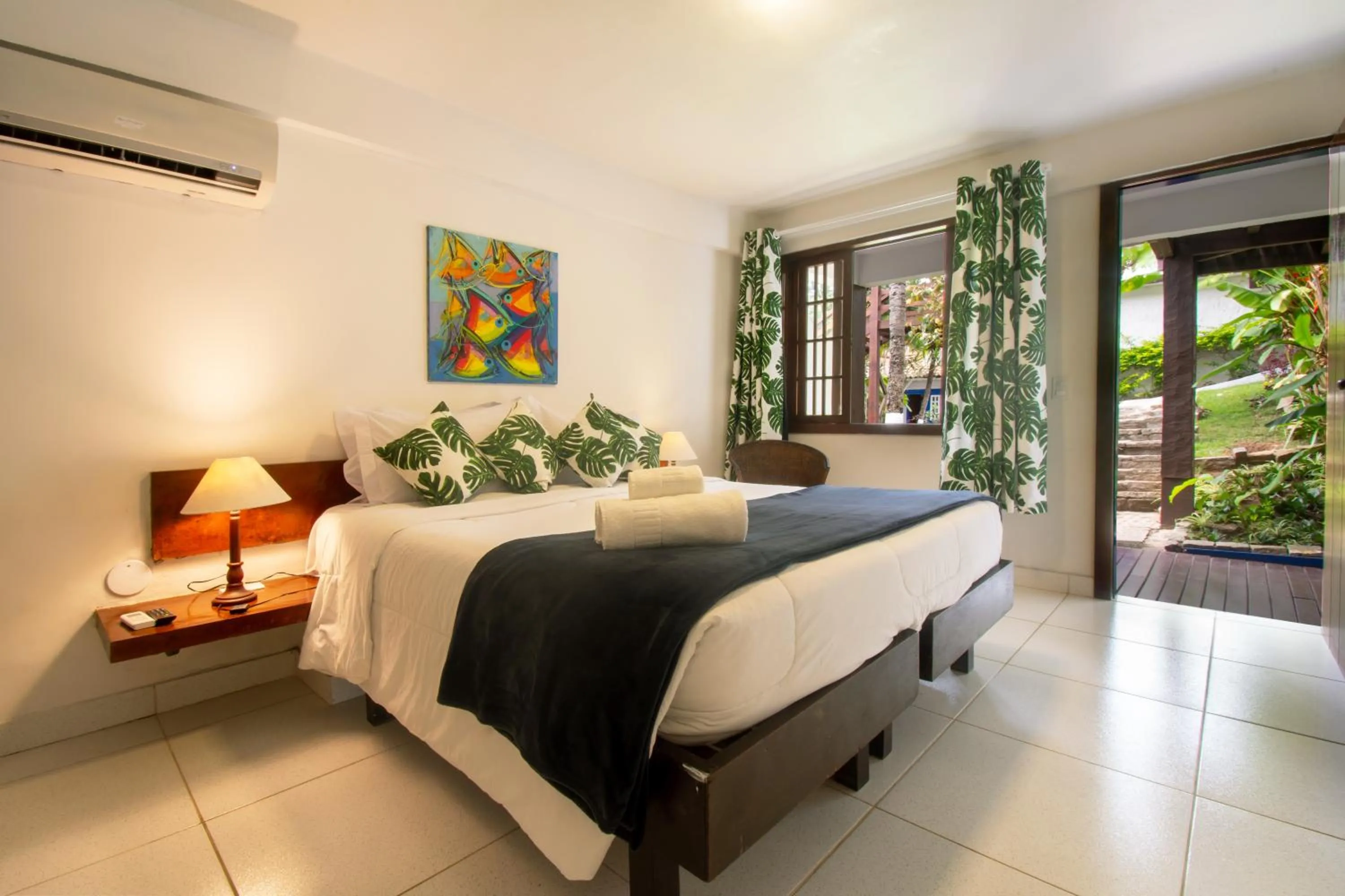 Bed in Pousada Lestada by Latitud Hoteles