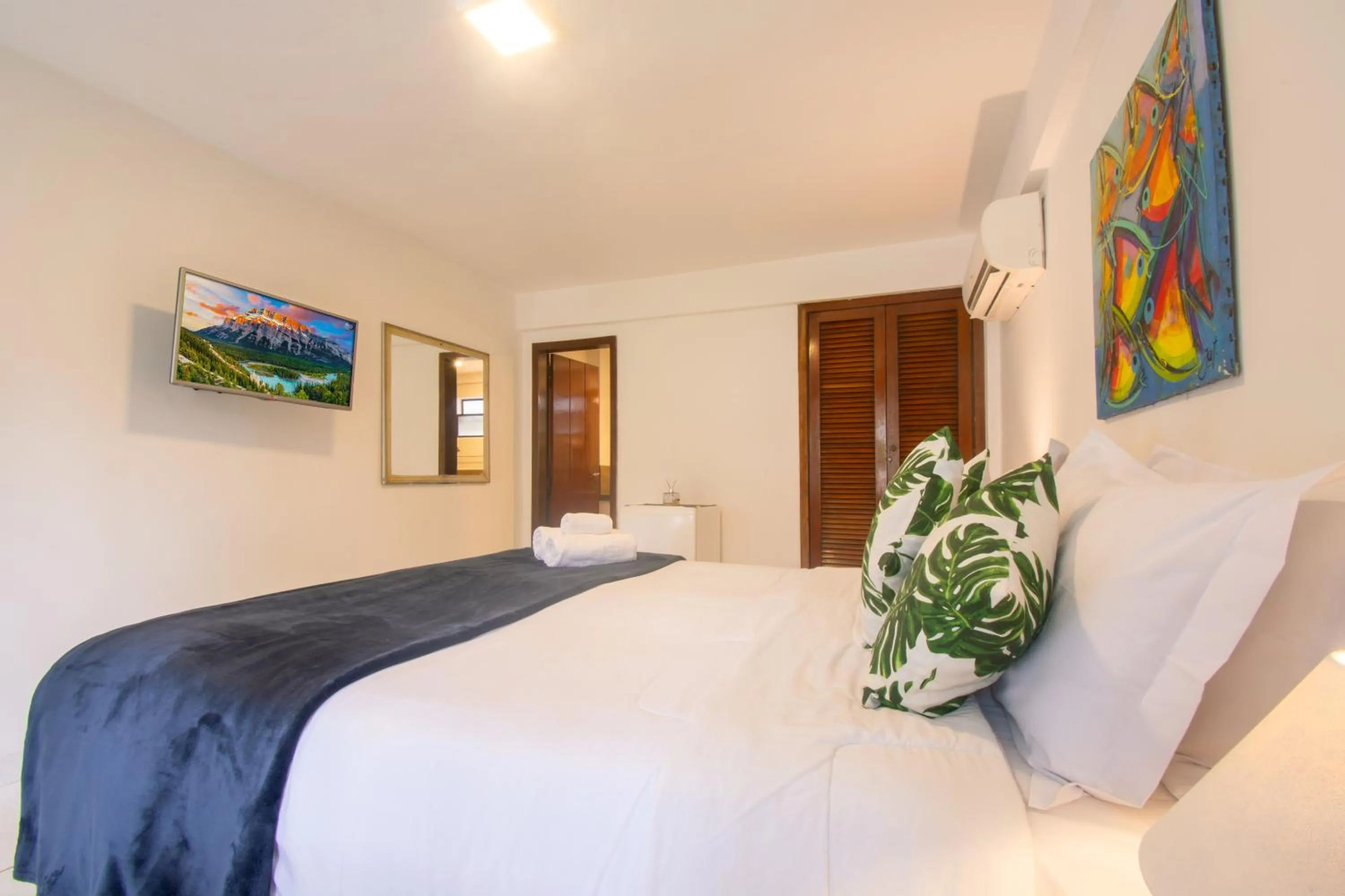 Bed in Pousada Lestada by Latitud Hoteles