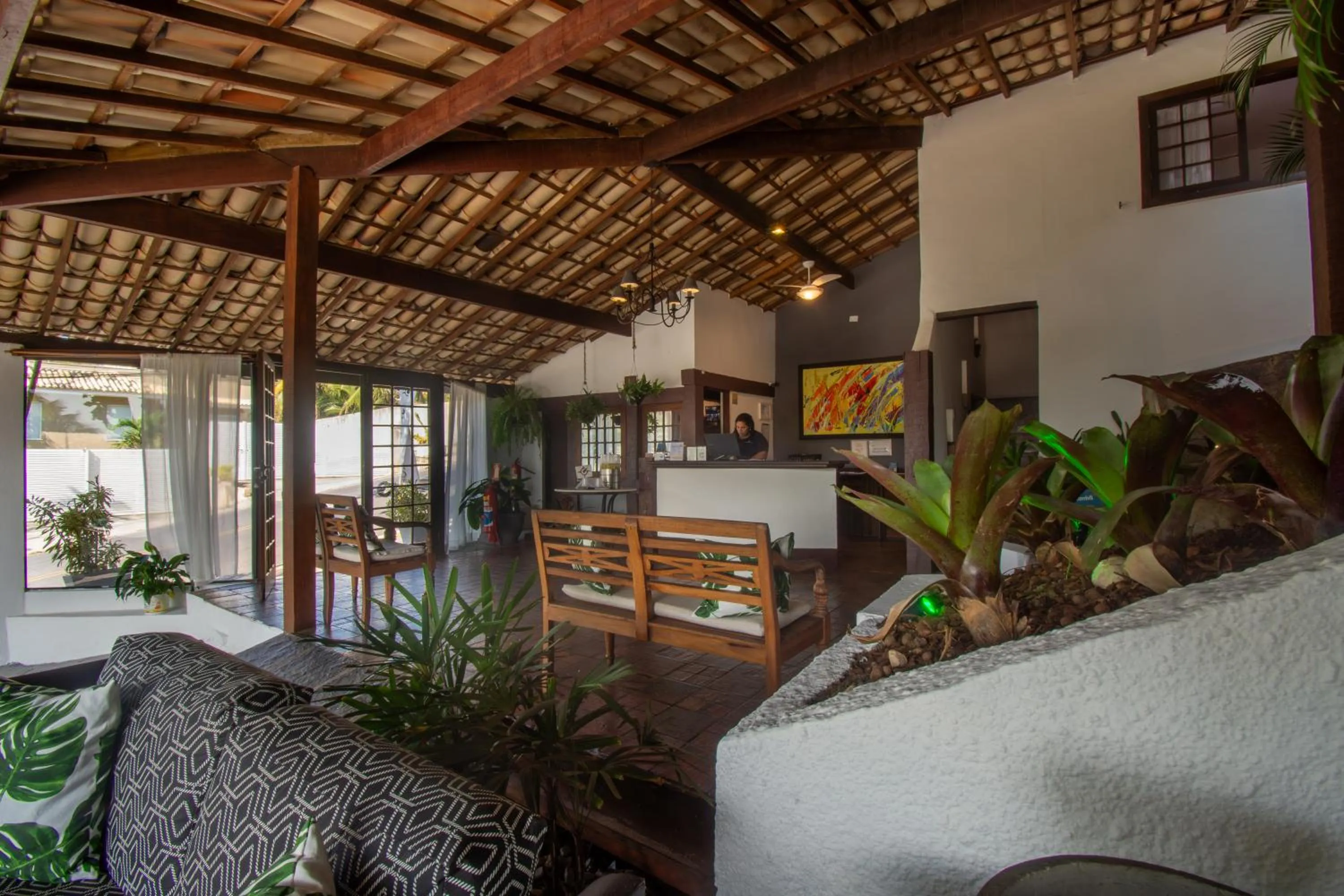 Lobby or reception in Pousada Lestada by Latitud Hoteles