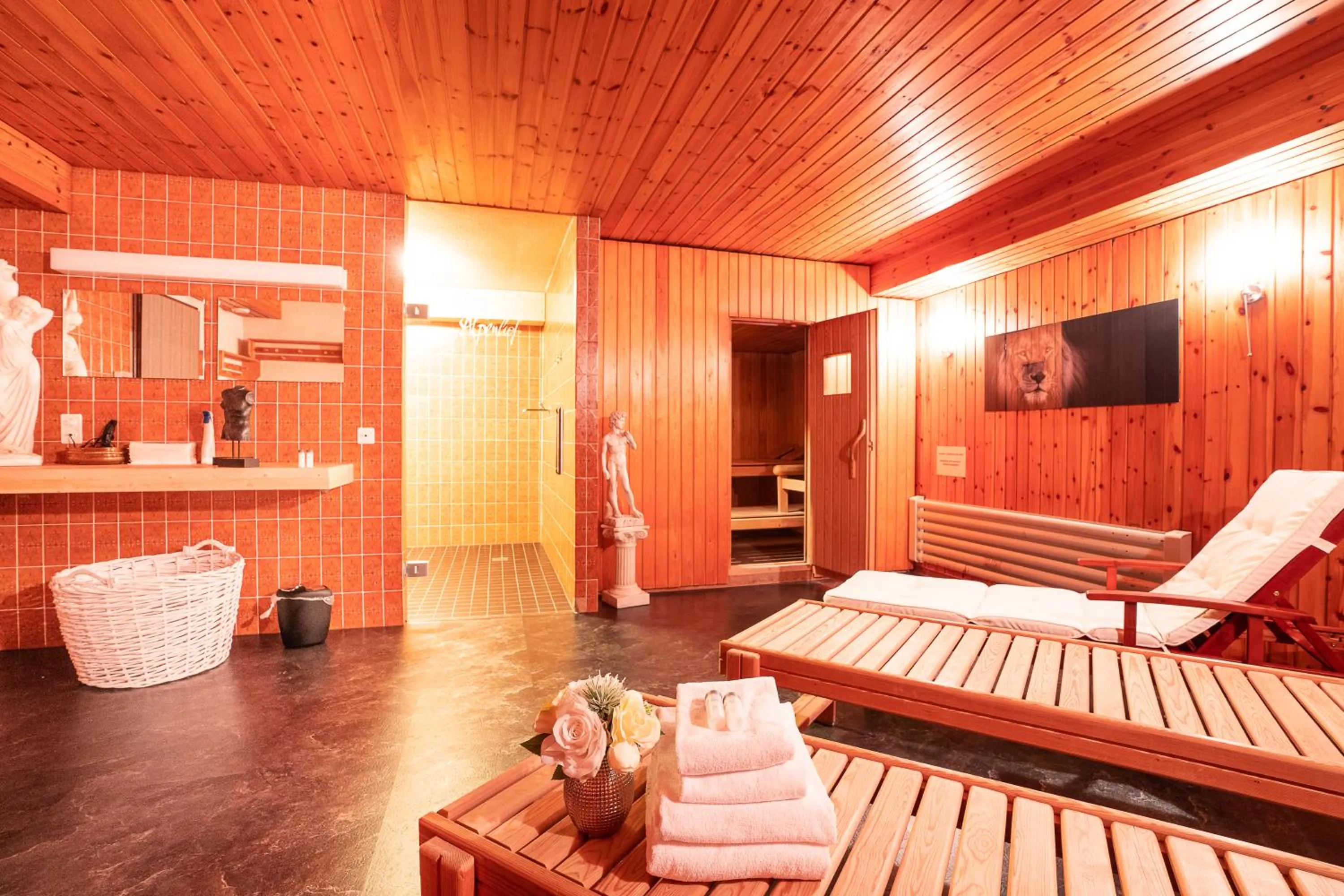 Sauna in Hotel Alpenhof