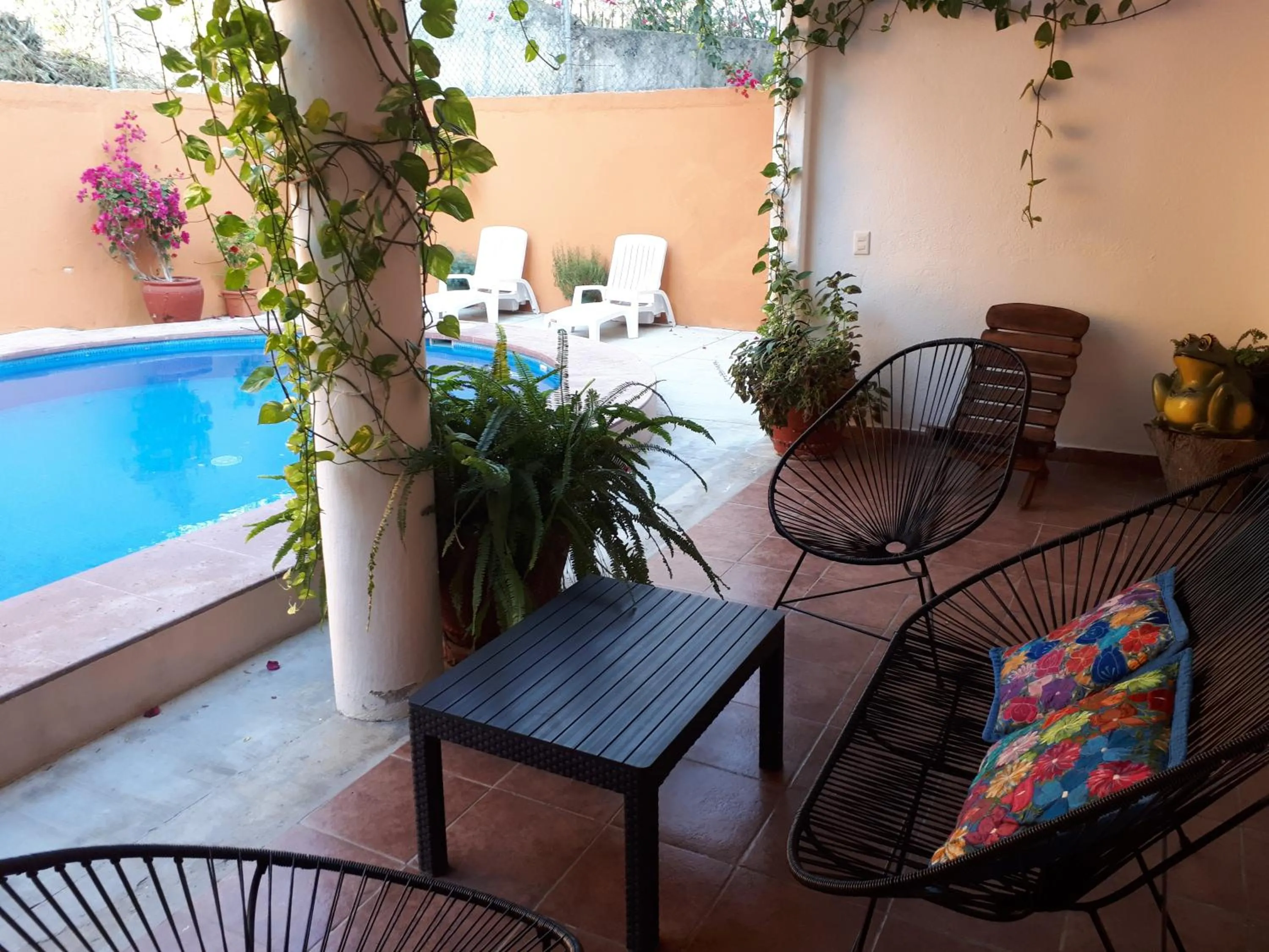 Seating area in La Vivienda Villa