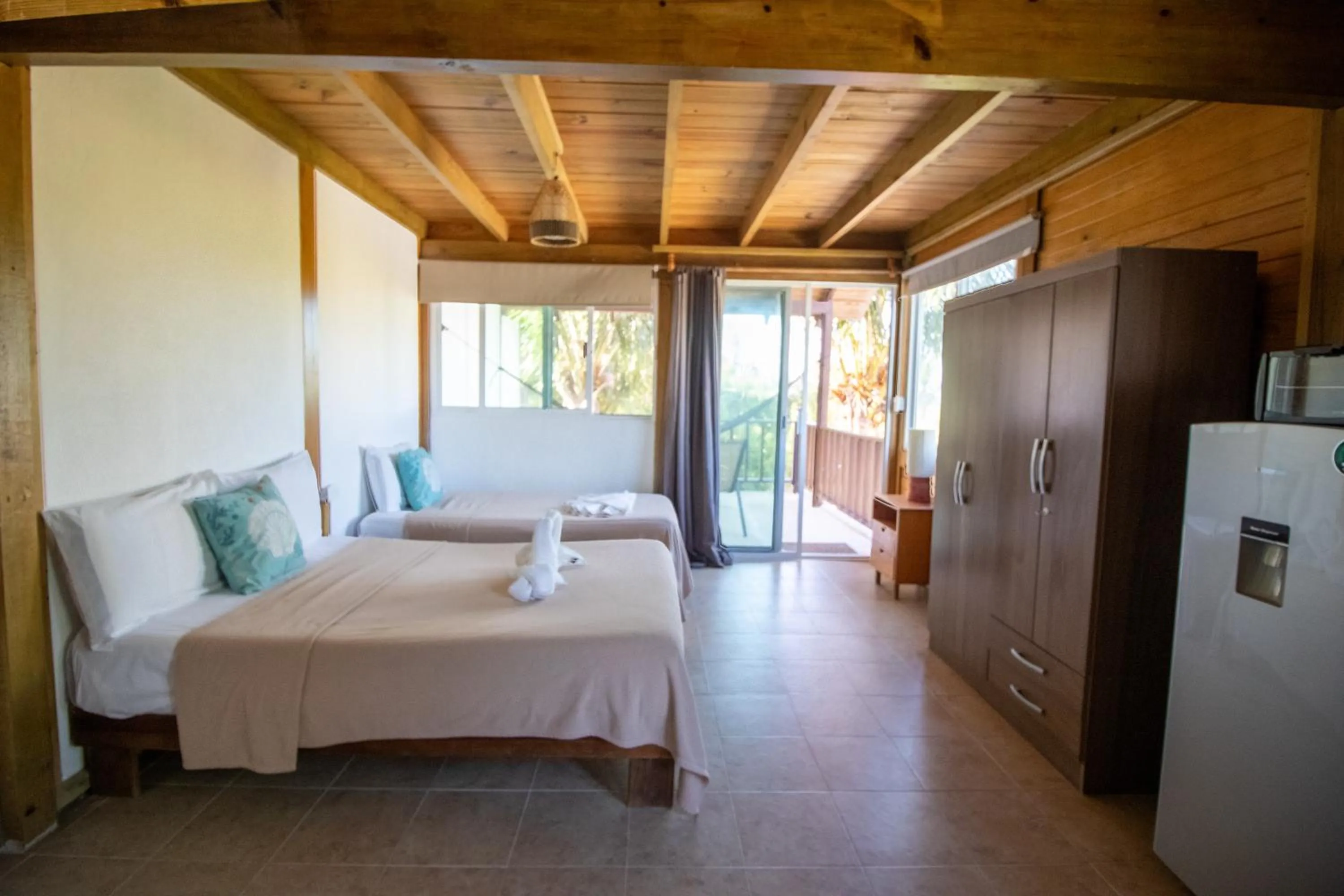Bed in Hotel Encanto Holbox Beach Front