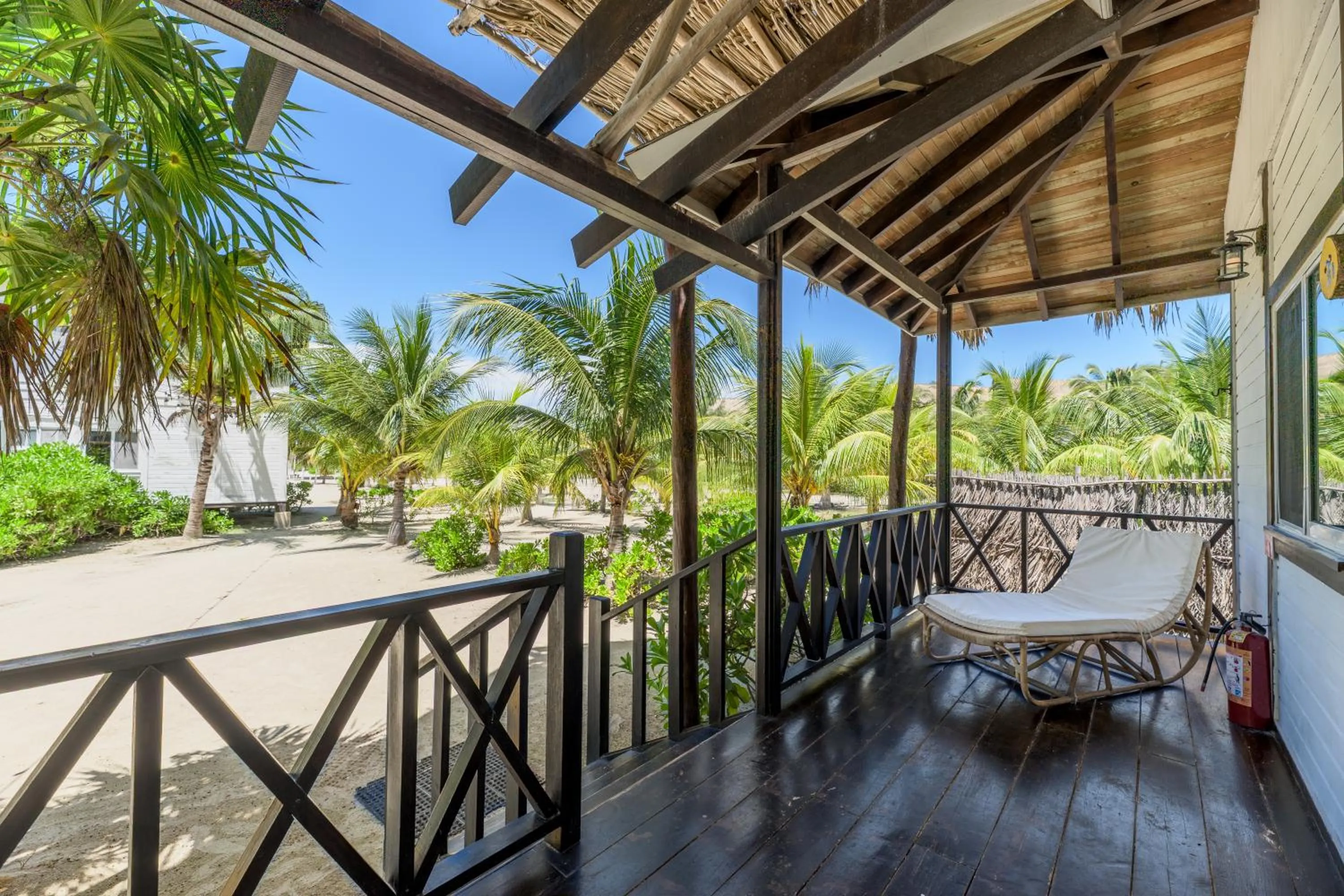 Balcony/Terrace in Tekio Beach Hotel
